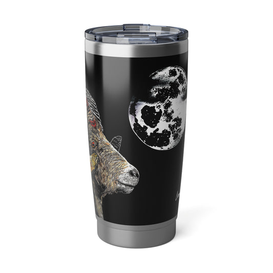 Mountain Ram 20oz Tumbler, Unique Stainless Steel Travel Cup, Gift for Hiker, Wildlife Lover, Hand Drawn Art Mug, Adventure Theme, Original