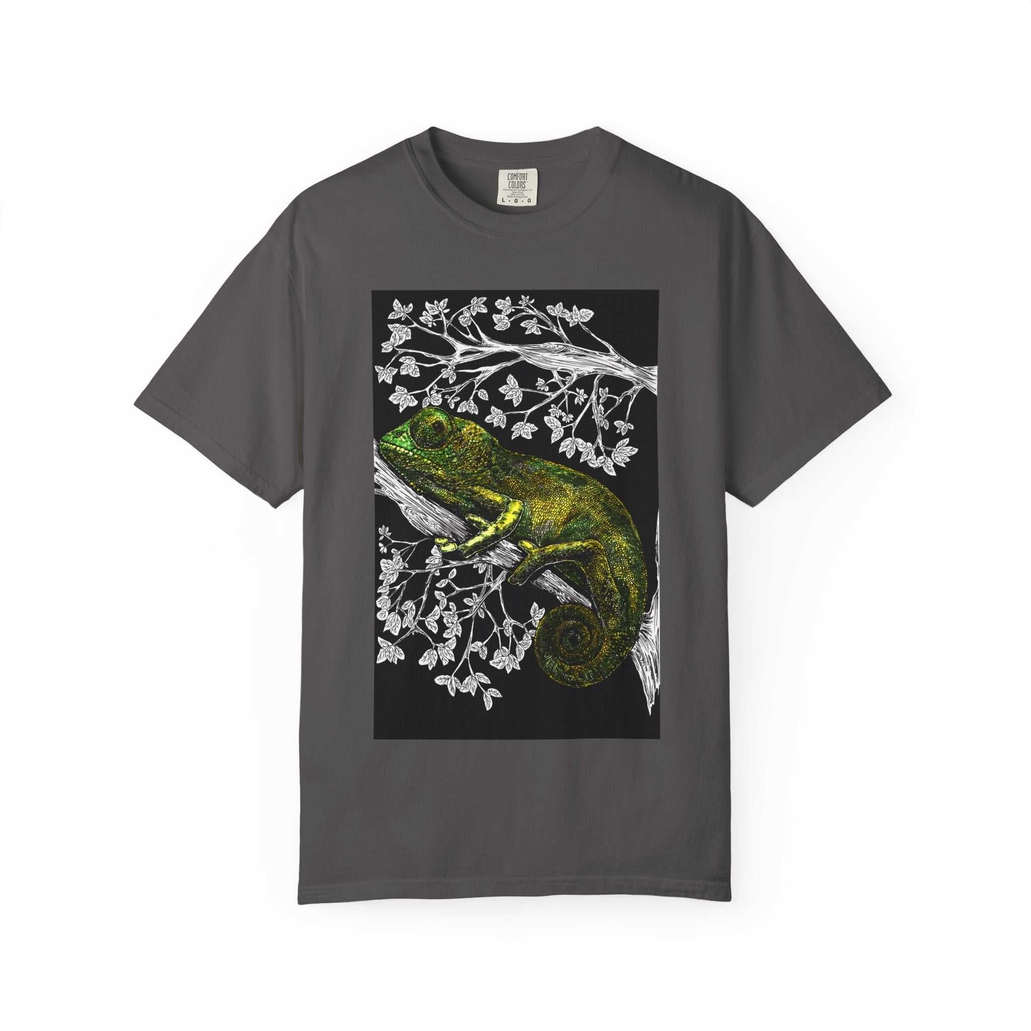 Chameleon Art Unisex Garment-Dyed T-Shirt - Nature Lover's