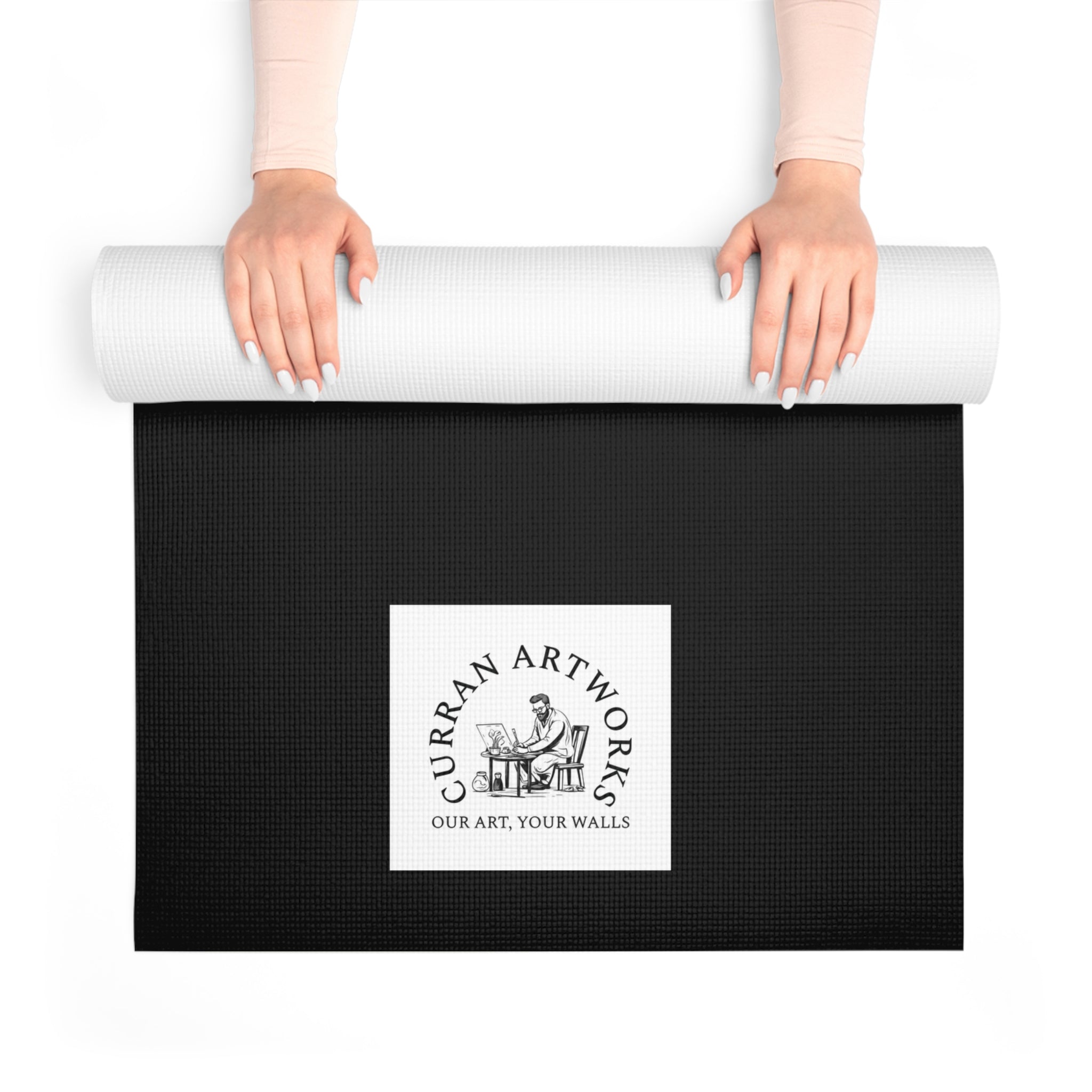 Gorilla Face Foam Yoga Mat, Original Wall Art
