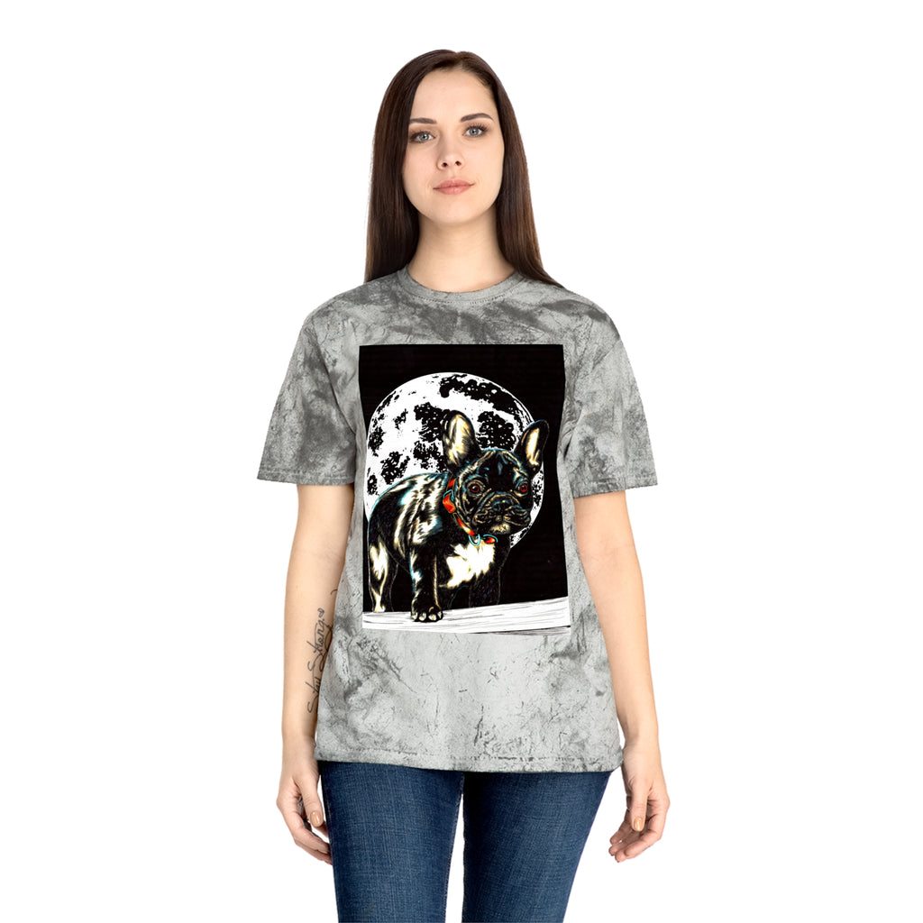 Color Blast French Bulldog T-Shirt | Unisex Moonlit Design