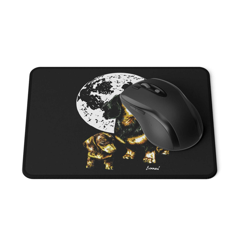Elevate your gaming experience with our Two Dachshunds Original Hand-Drawn Art Non-Slip Gaming Mouse Pad. Enhance your setup with style!