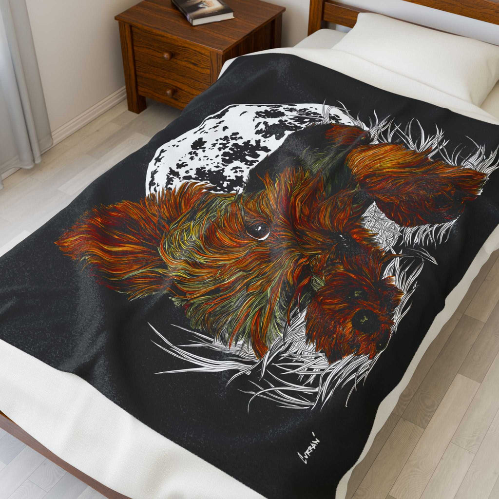 Yorkie Terrier Plush Blanket Perfect for Pet Lovers