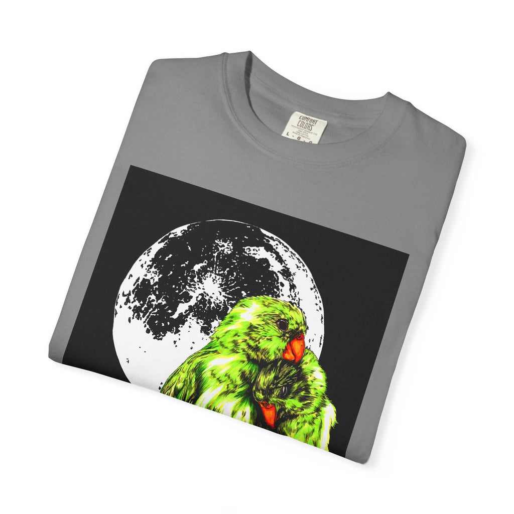 Parrots in the Moonlight Unisex T-shirt.