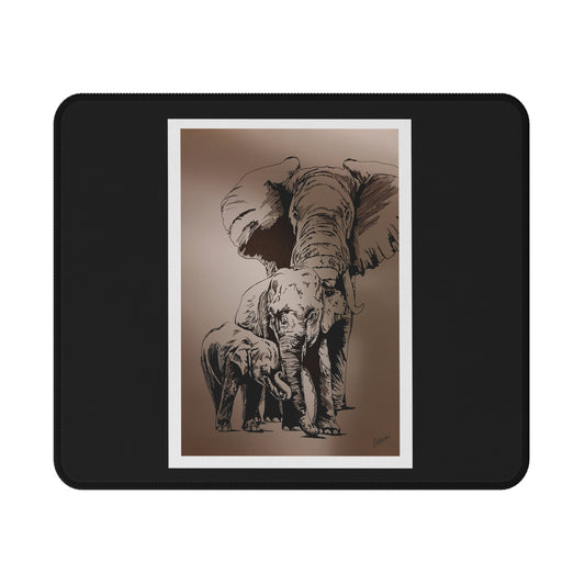 Elephant Art Non-Slip Gaming Mouse Pad - Perfect for Gamers