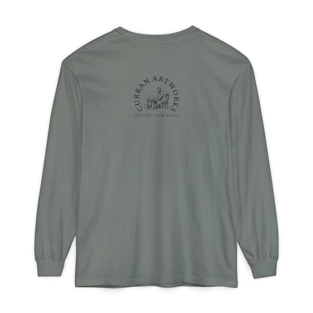 Moonlit Stag Long Sleeve T-Shirt - Unisex Nature Apparel