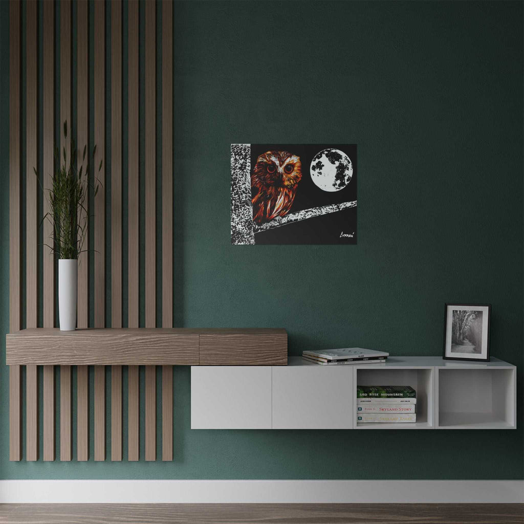 Owl Satin Poster | 300gsm Wall Art for Nature Lovers