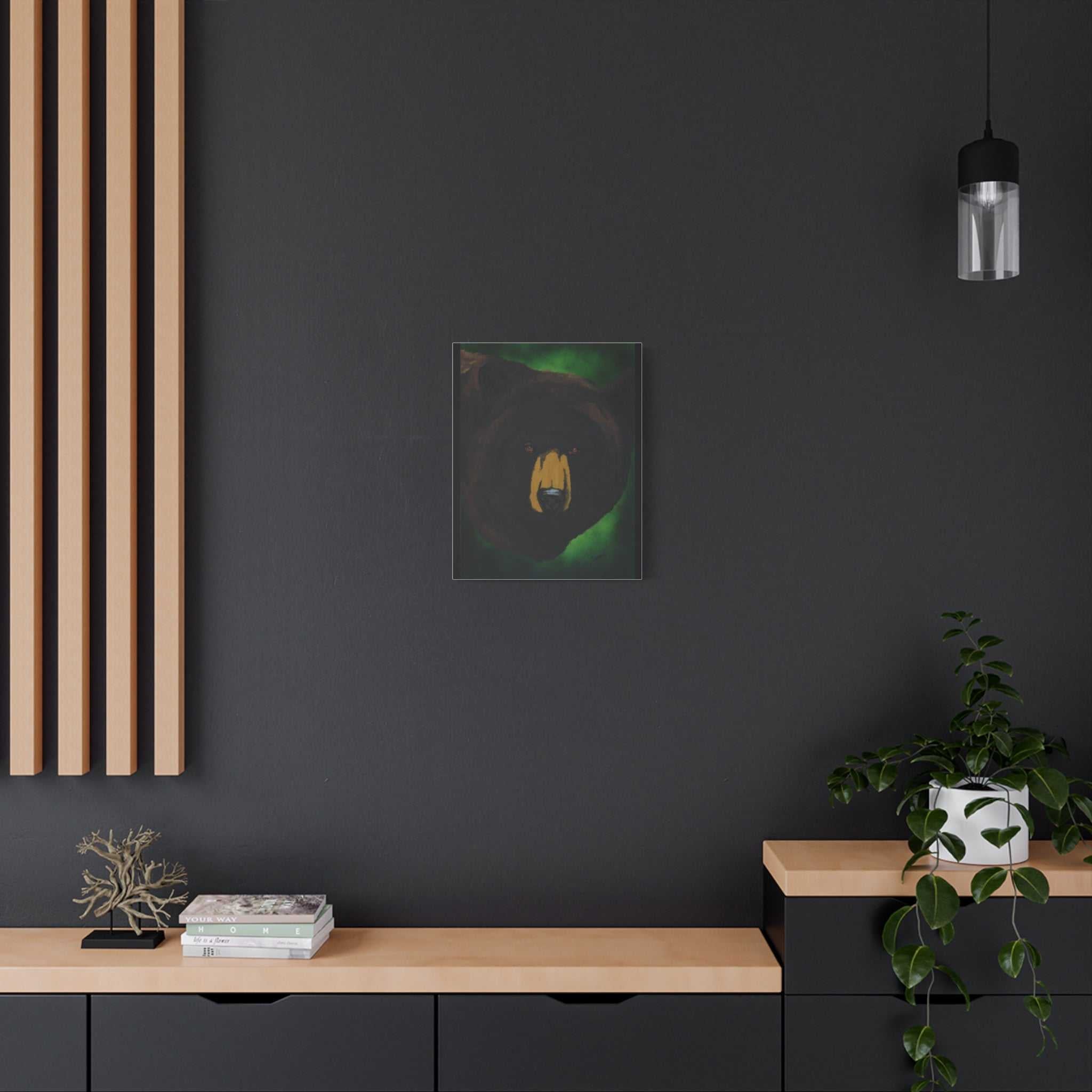 Brown Bear Wall Art, Brown Bear Art Print