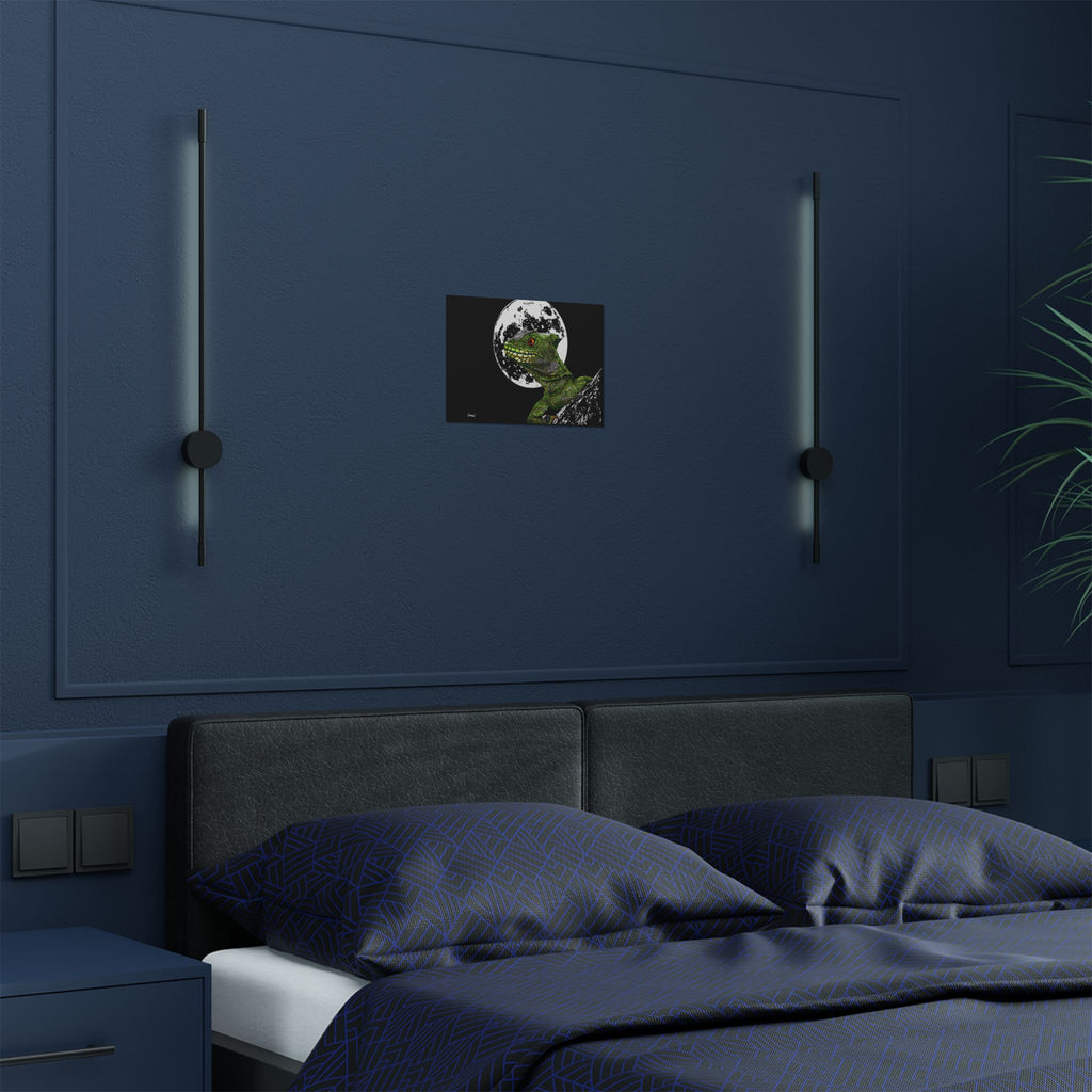 Lizard Moon Satin Poster | 300gsm Art Print for Home Décor