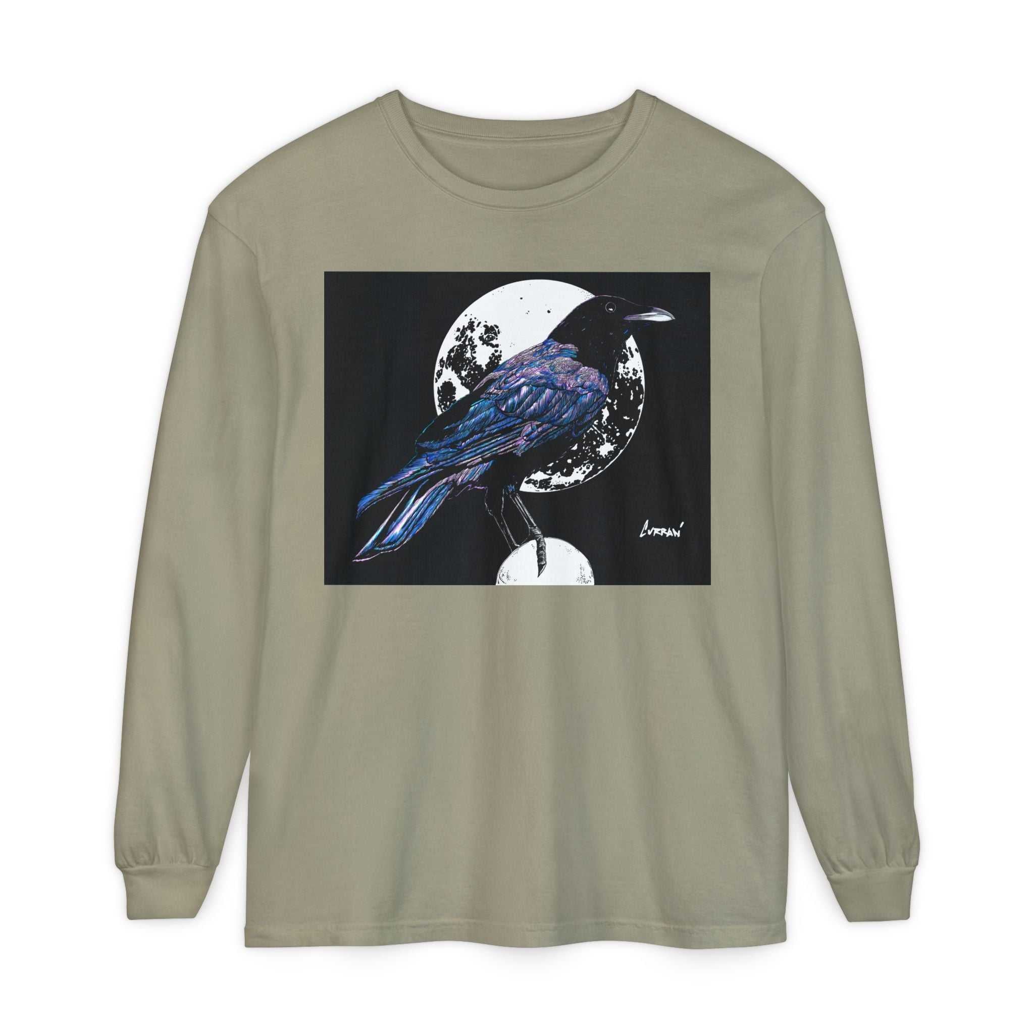 Mystical Crow Long Sleeve T Shirt Unisex