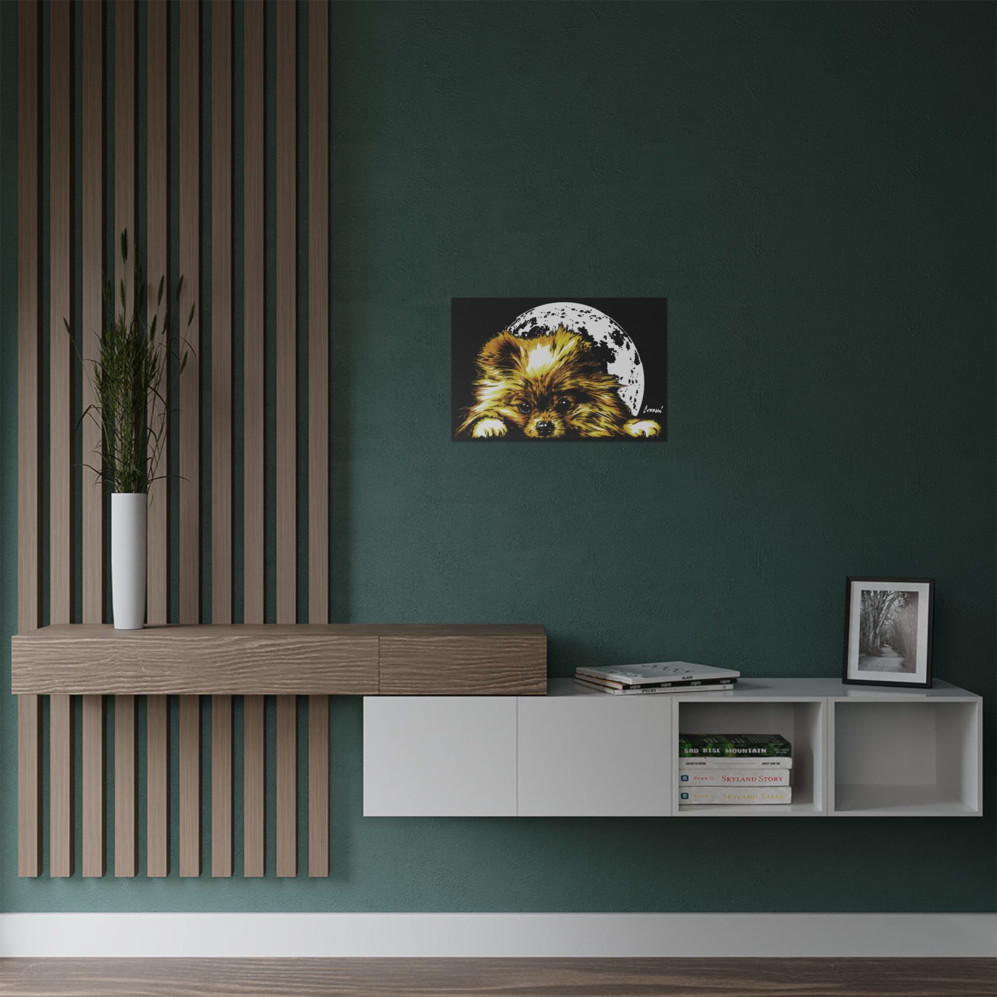 Beautiful Pomeranian Art Print - Satin Poster (300gsm)
