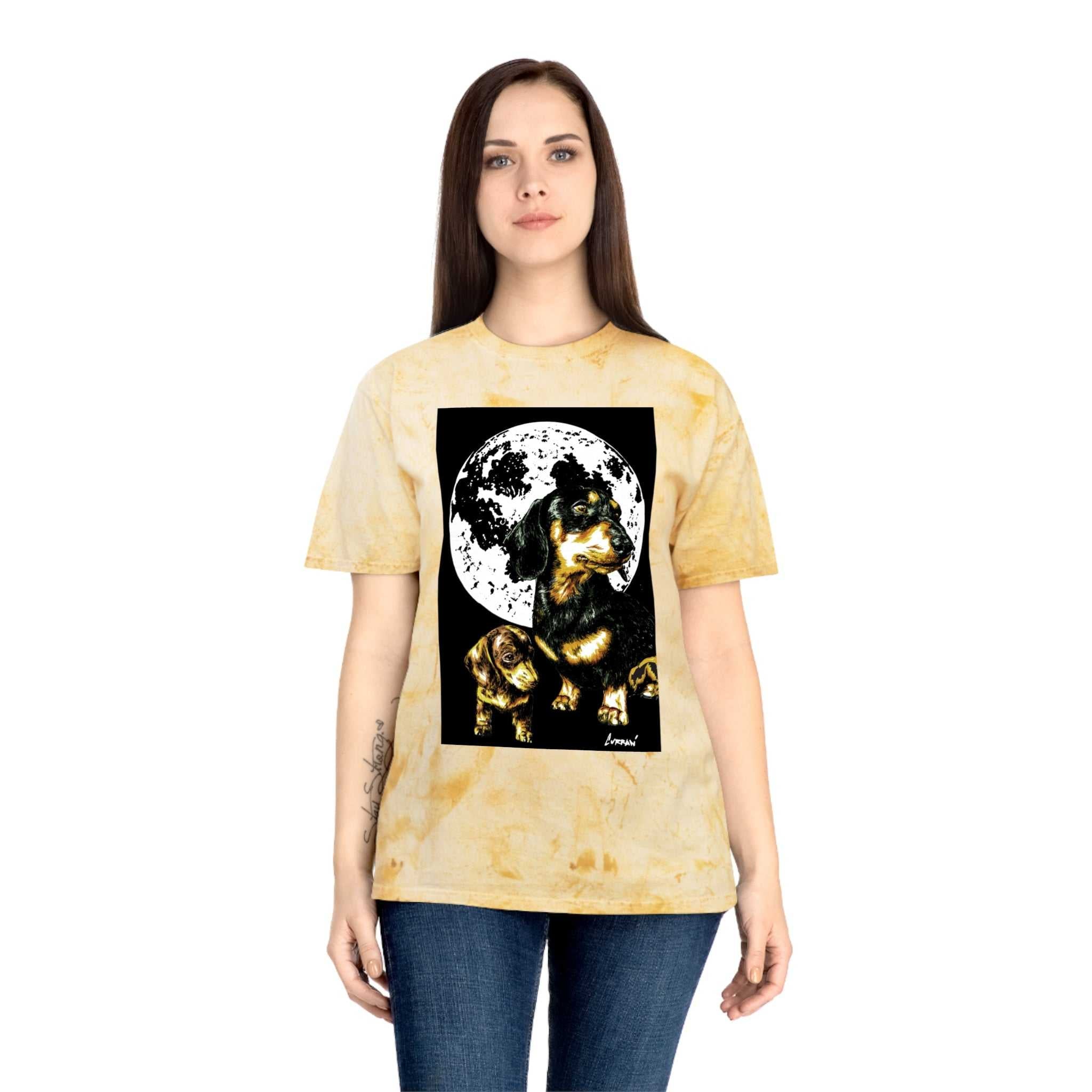 Puppy Color Blast Graphic T-Shirt - Unisex Pet Lover Tee