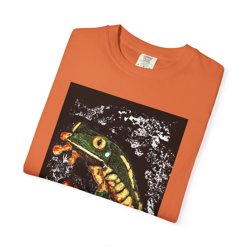 Colorful Frog Unisex T-shirt - Eco-Friendly Art Tee