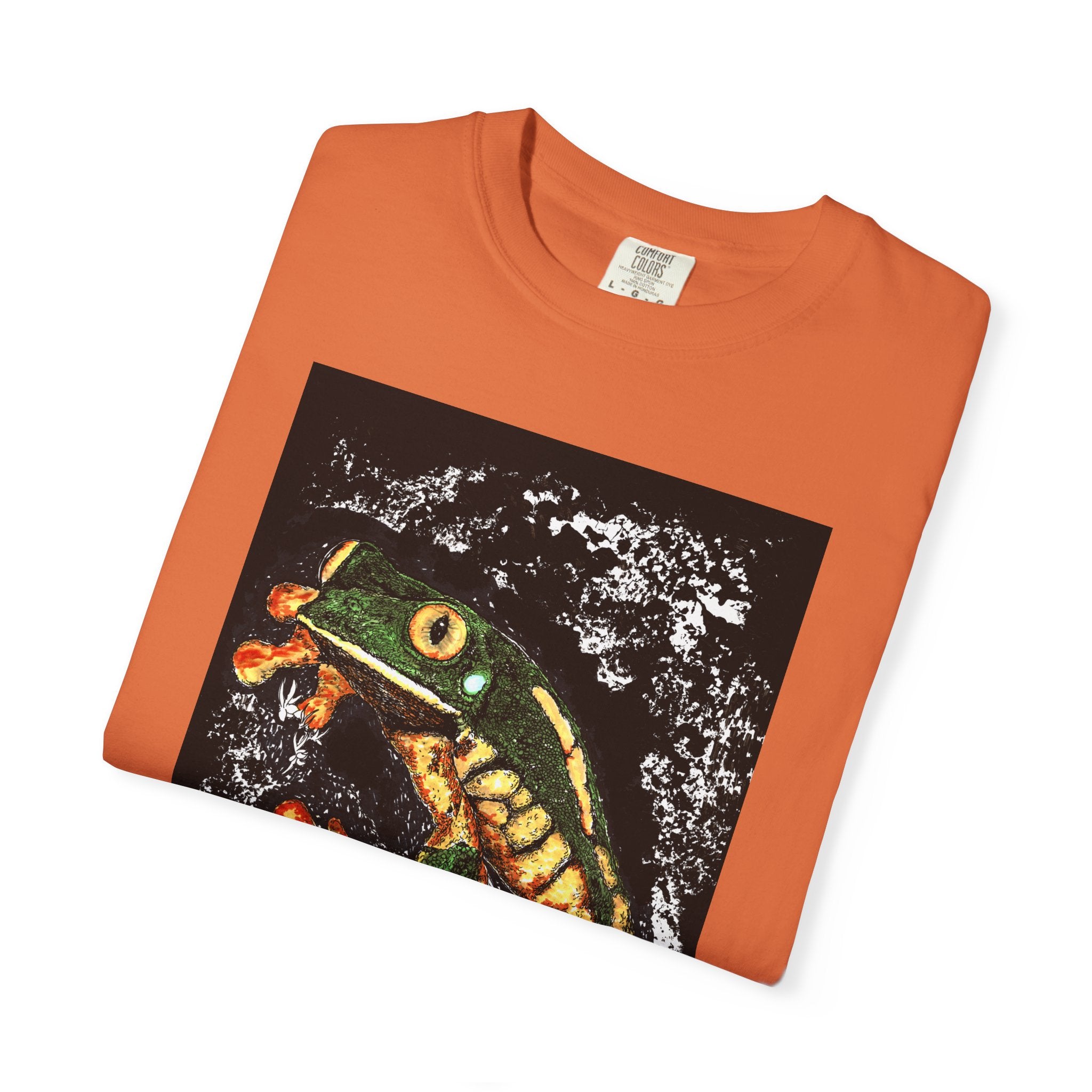 Colorful Frog Unisex T-shirt - Eco-Friendly Art Tee