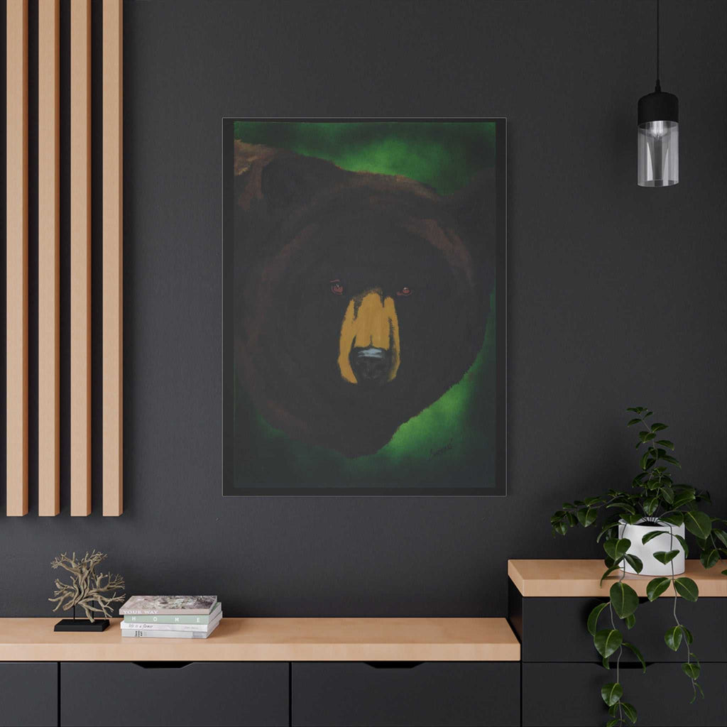 Brown Bear Wall Art, Brown Bear Art Print