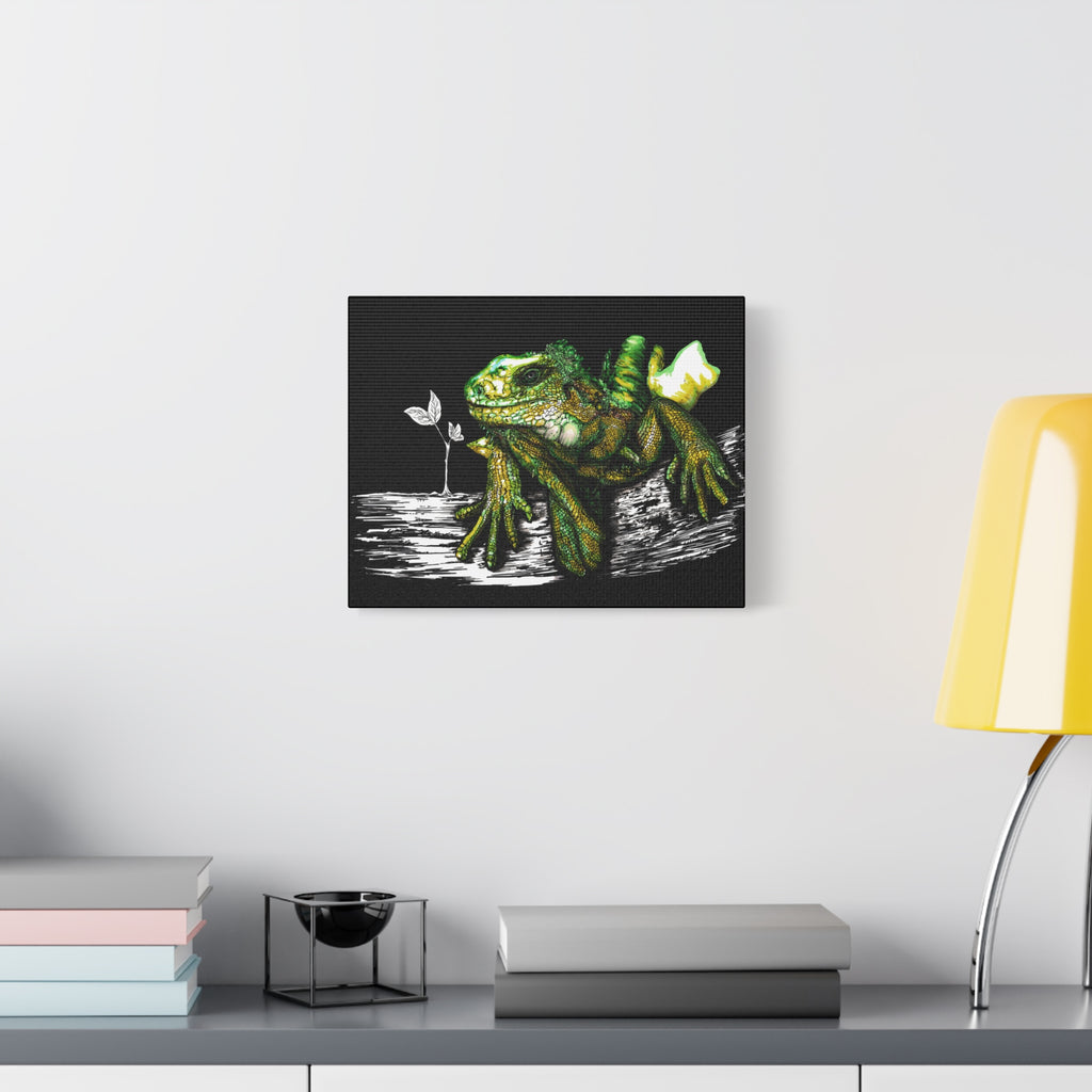 Iguana Print, Hand-Drawn Reptile Art, Lizard Wall Decor