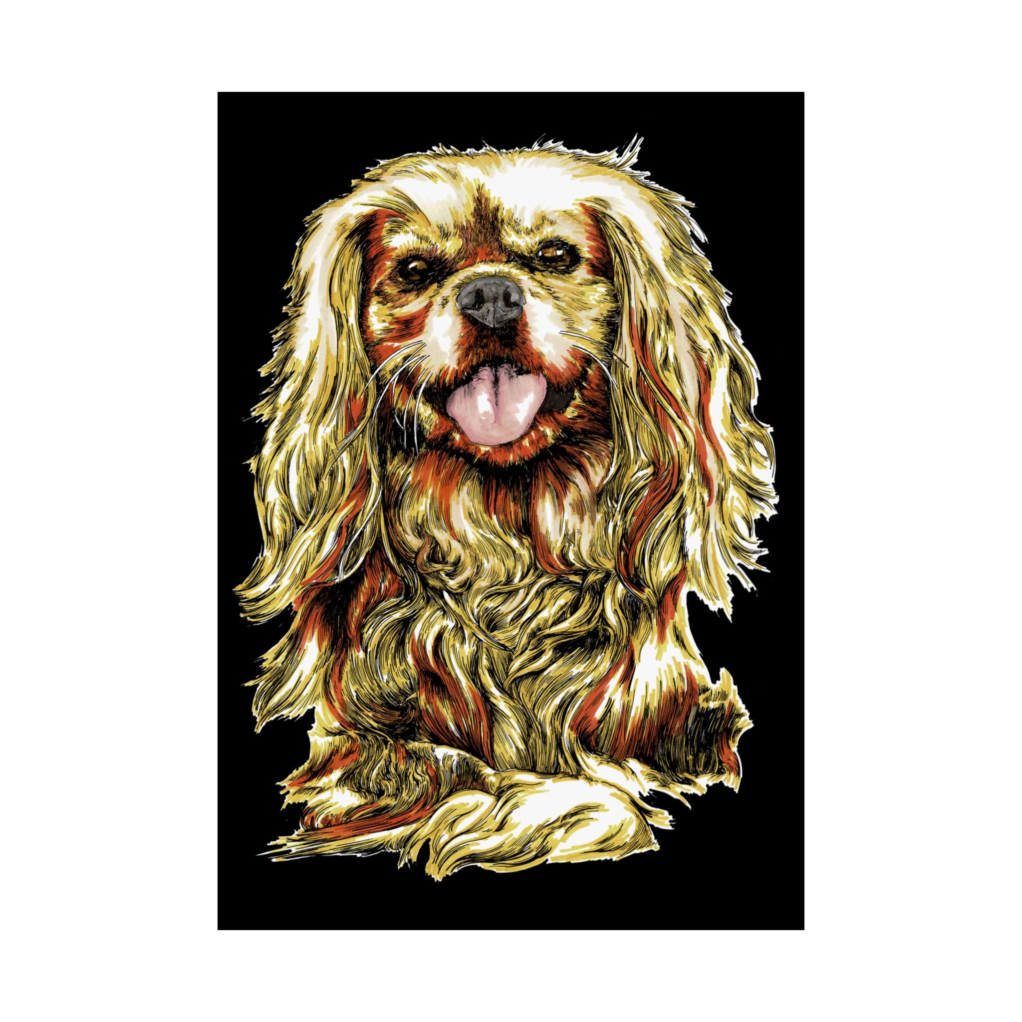 Cocker Spaniel Satin Poster - Art Print