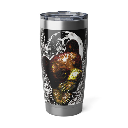 Brown Bear Cub 20oz Tumbler, Wildlife Art Mug