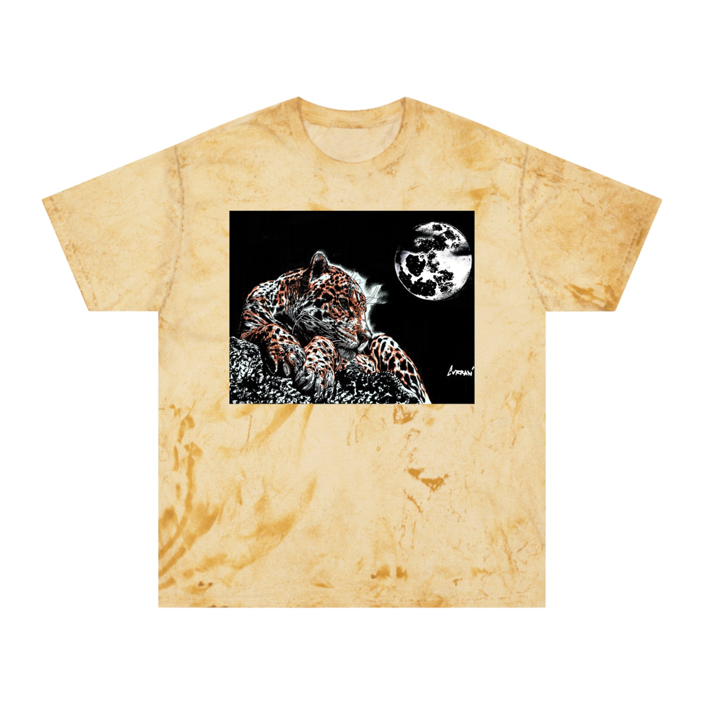 Leopard in the Moonlight T Shirt Original Hand Drawn Art