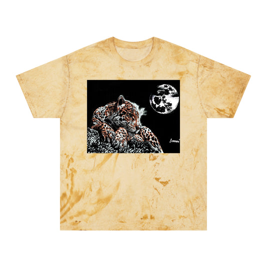 Leopard in the Moonlight T Shirt Original Hand Drawn Art