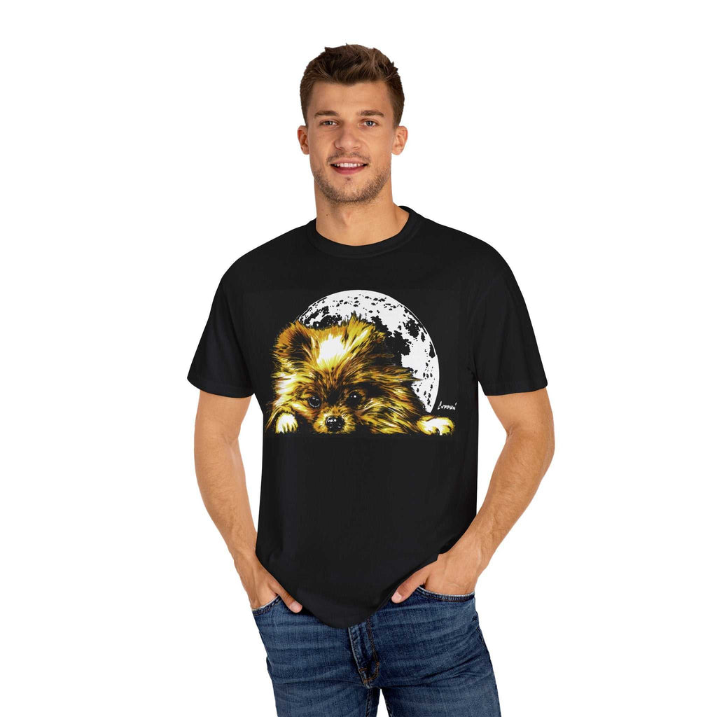 Pomeranian Unisex T-shirt - Hand Painted Art Design