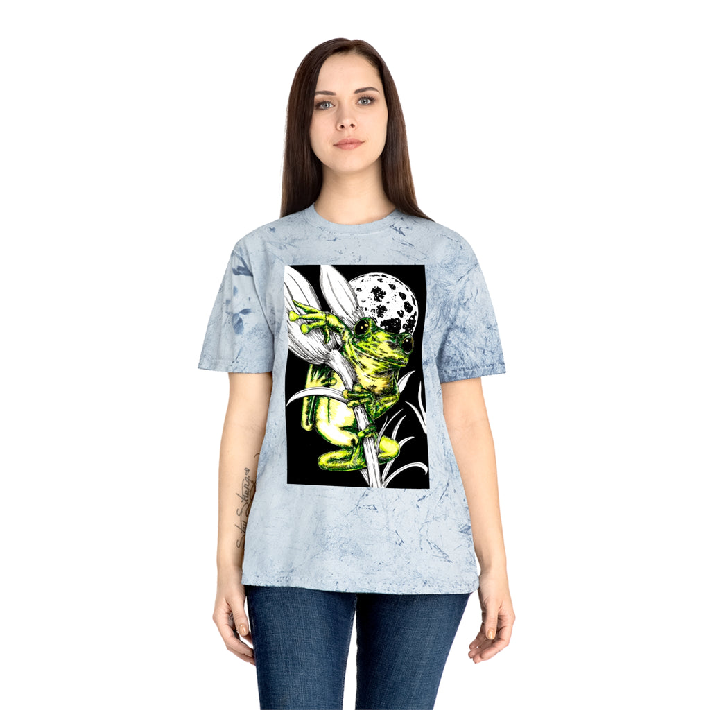 Colorful Frog Art Unisex T Shirt Vibrant Nature Design
