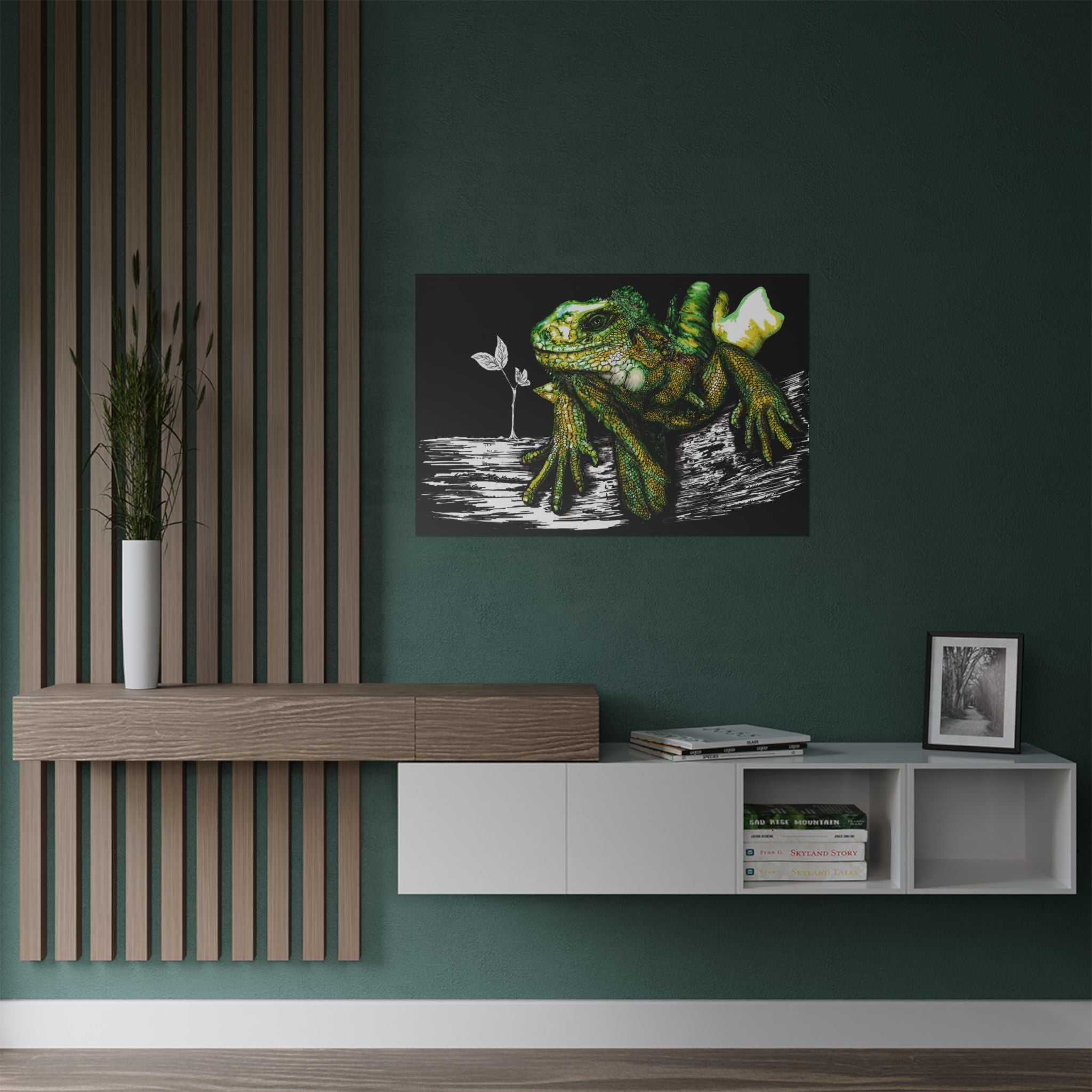 Transform your walls with our Lizard Satin Poster - Stunning 300gsm Wall Art. Elevate your space with this captivating piece!