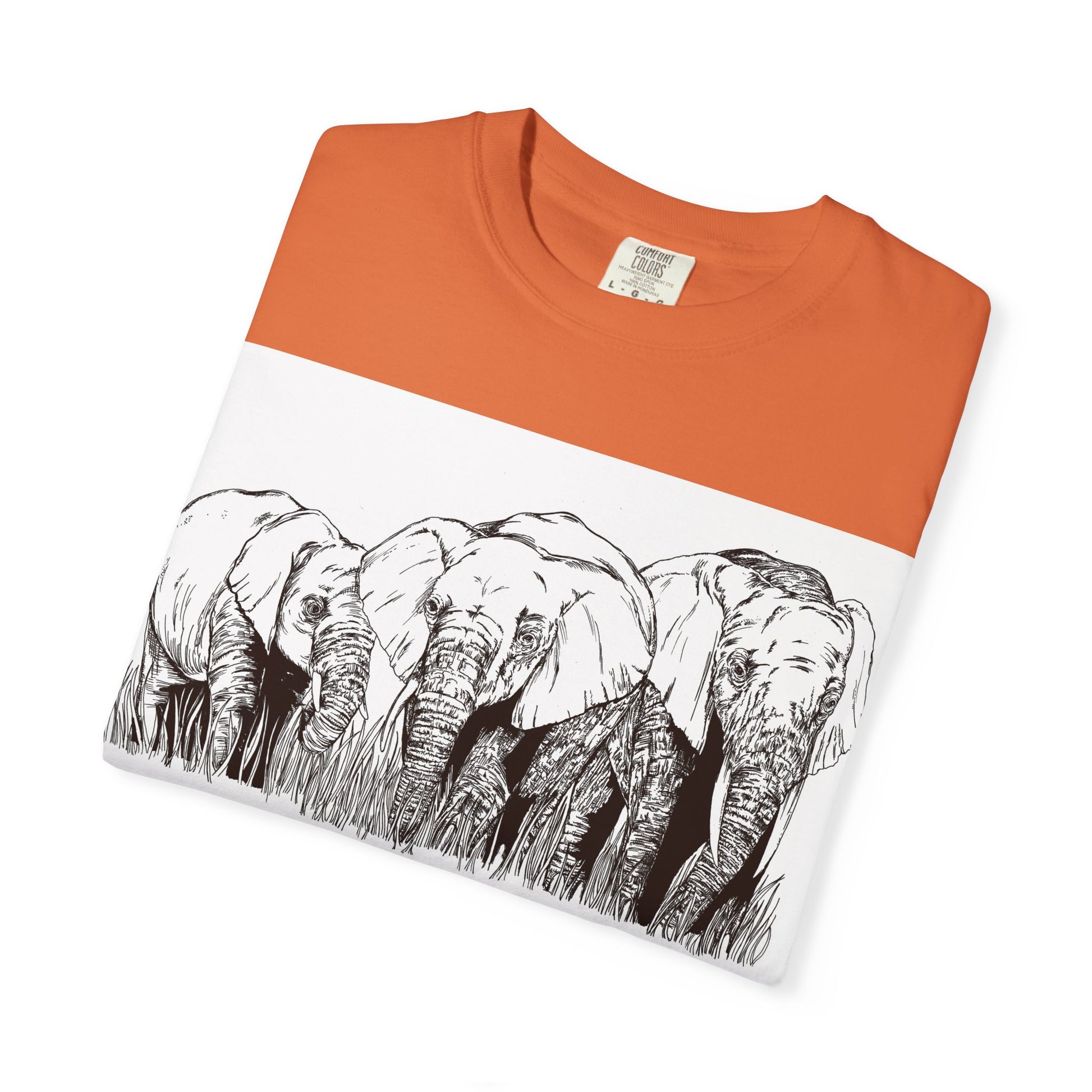 Eco-Friendly Elephant Graphic Unisex T-Shirt