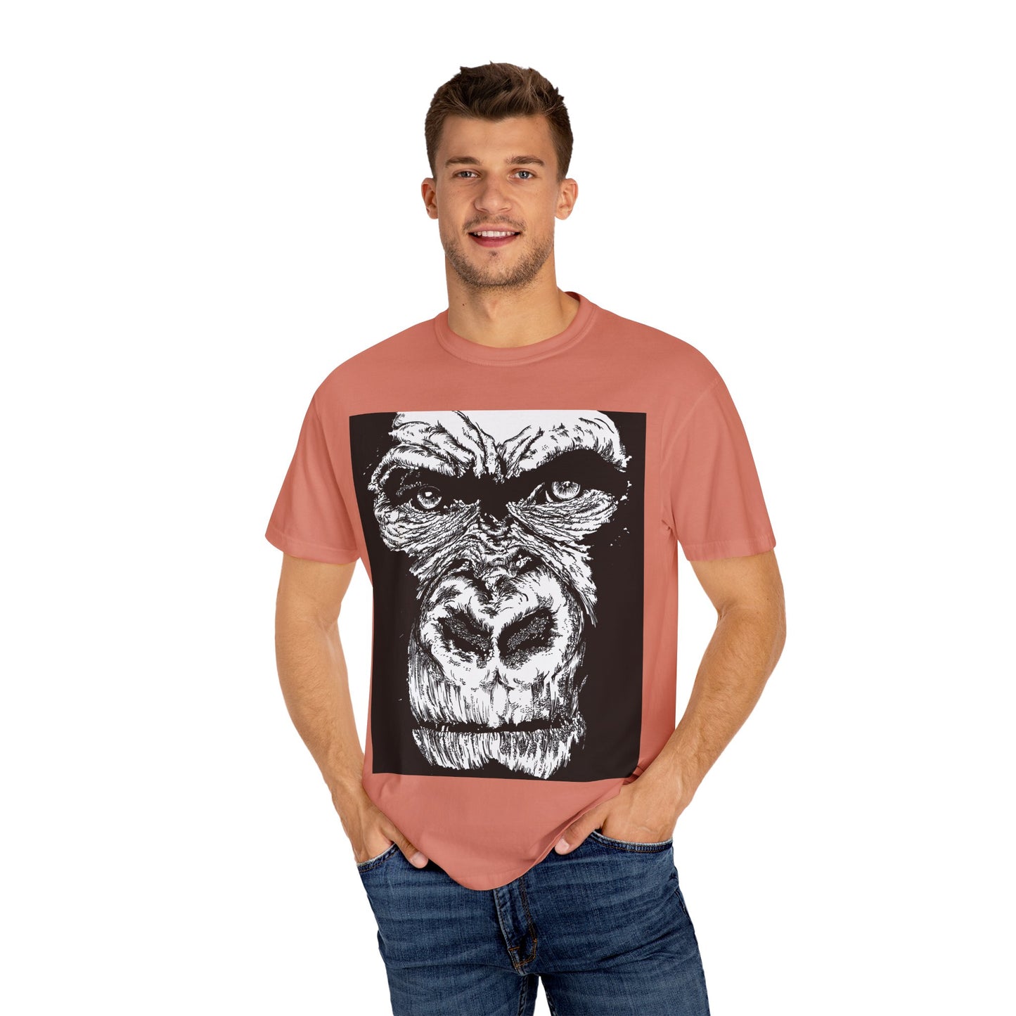 Gorilla Graphic T-Shirt - Unisex Animal Print Tee
