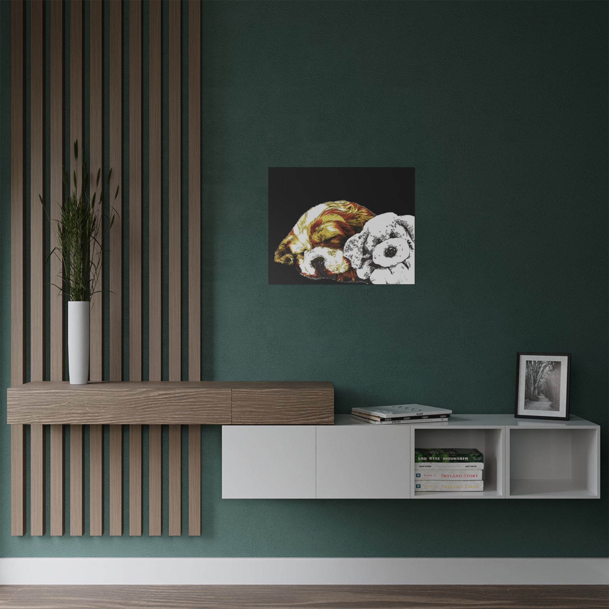 Cocker Spaniel Satin Poster - Heartwarming Dog Design