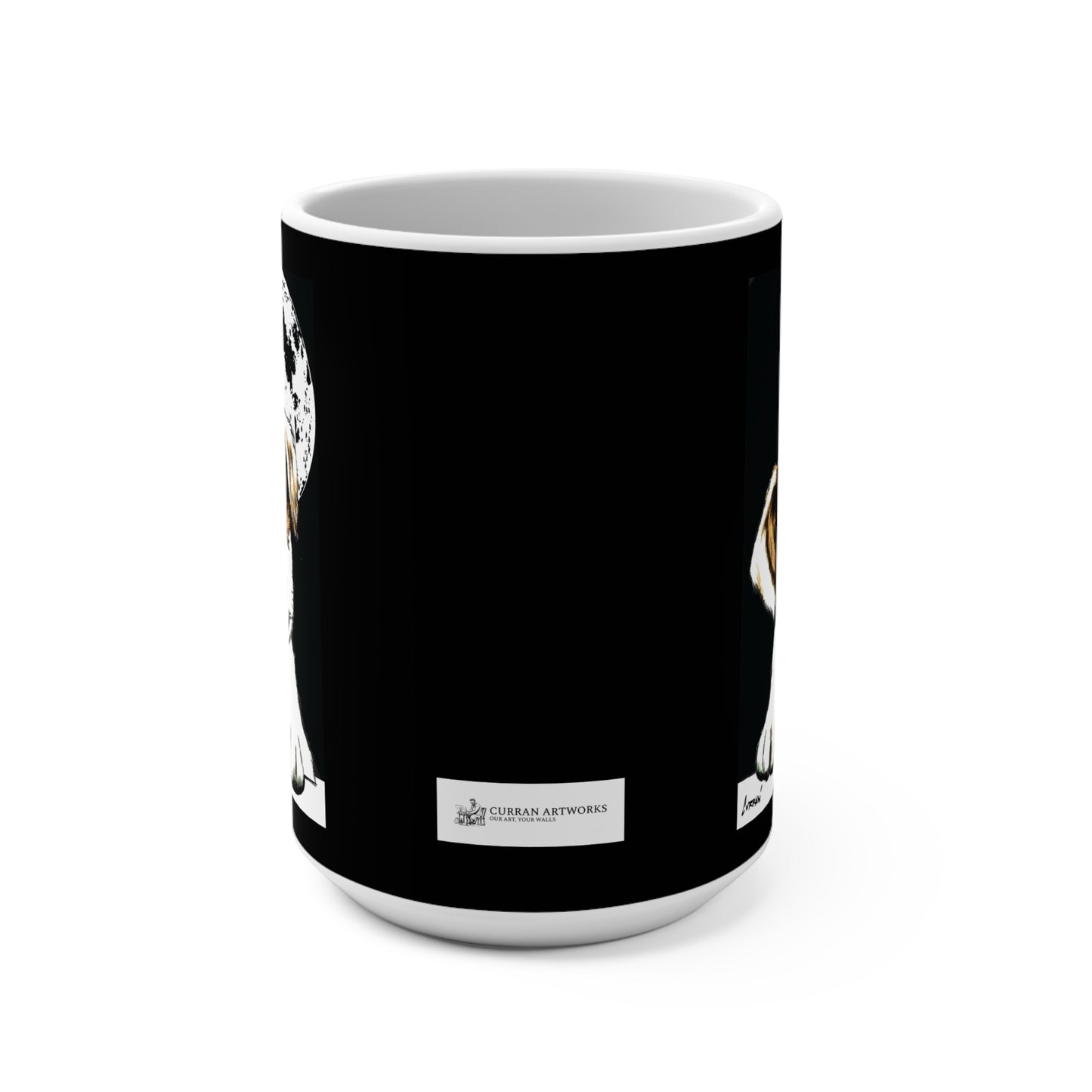 Adorable Beagle Moonlight 15oz Mug