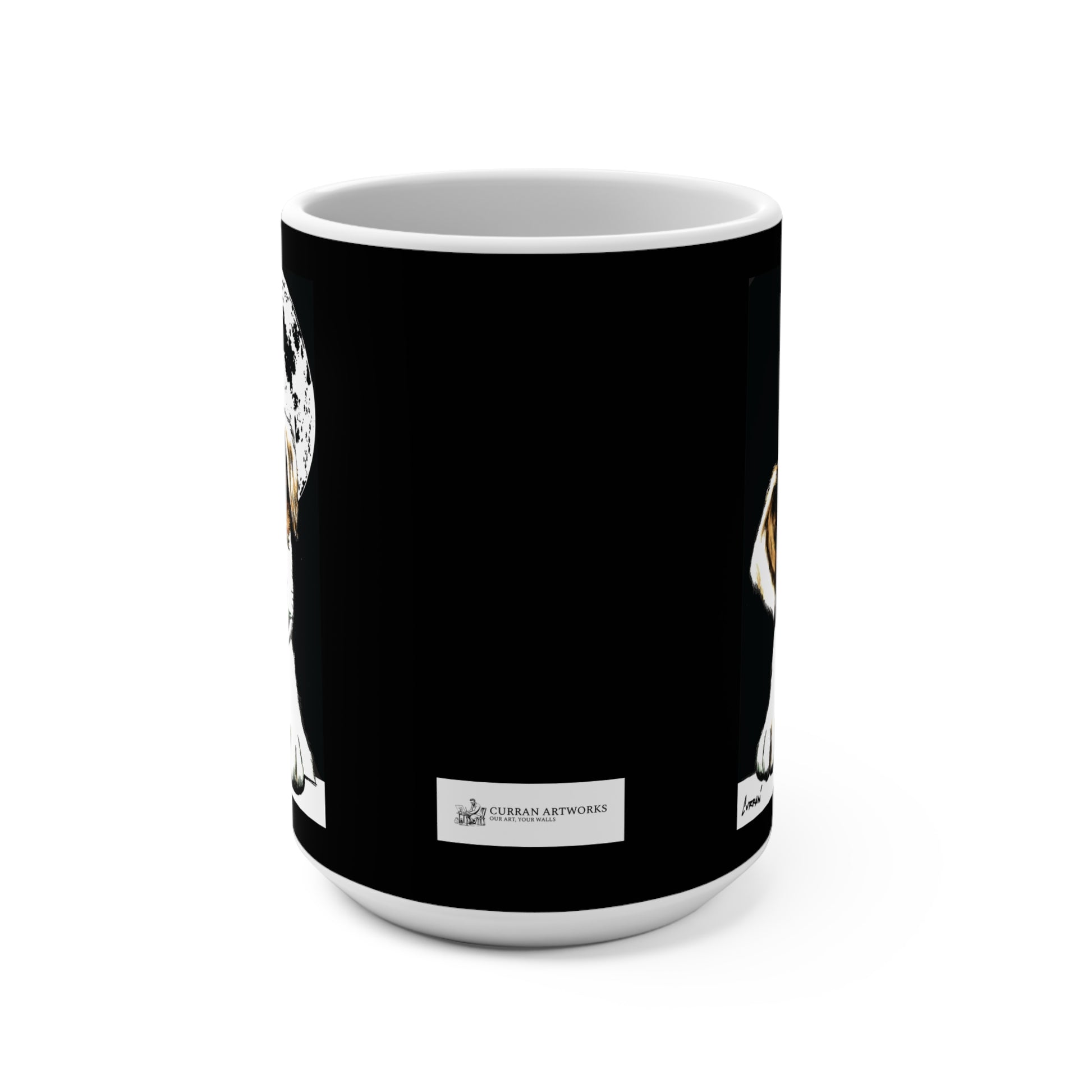 Adorable Beagle Moonlight 15oz Mug