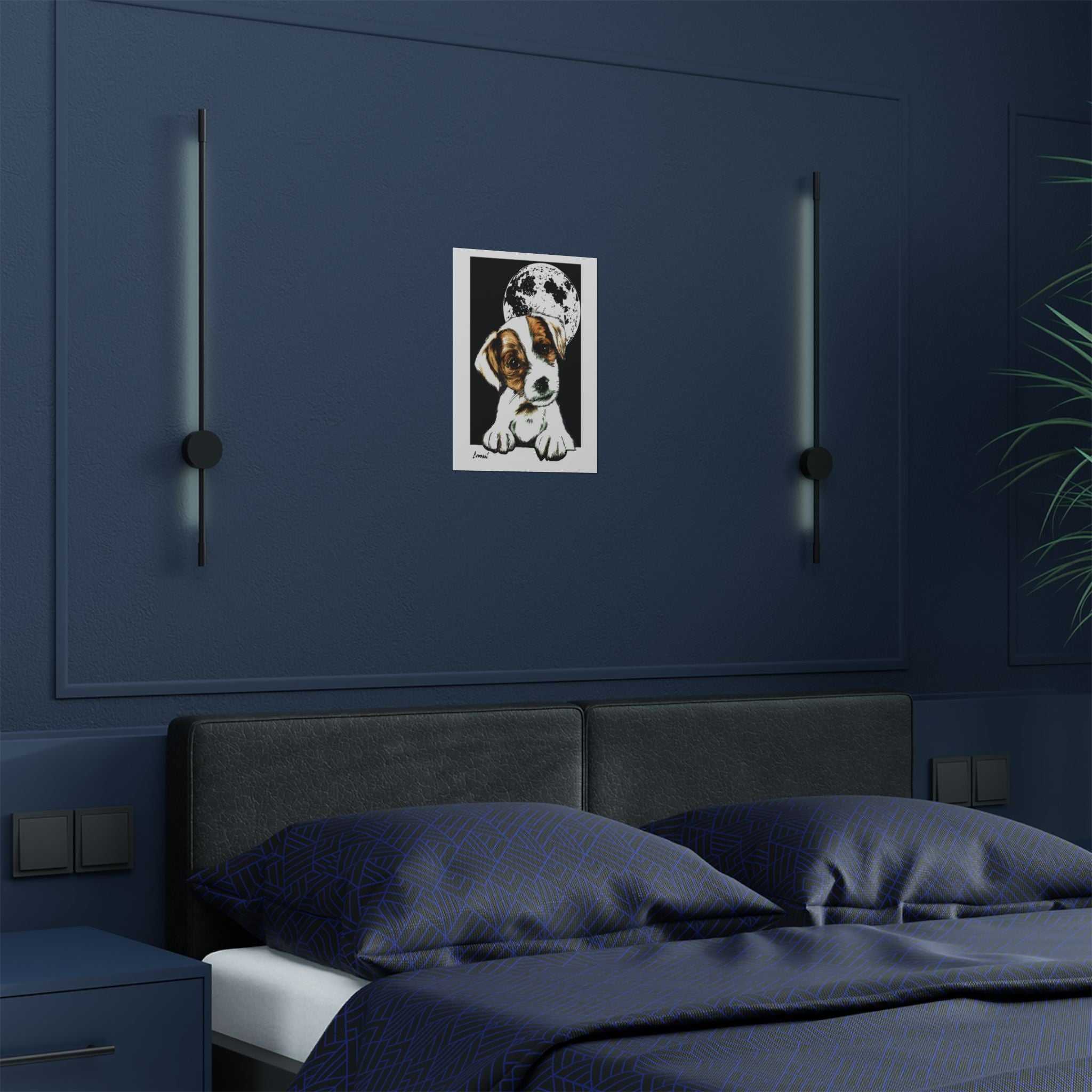 Adorable Beagle Satin Poster - Perfect for Animal Lovers
