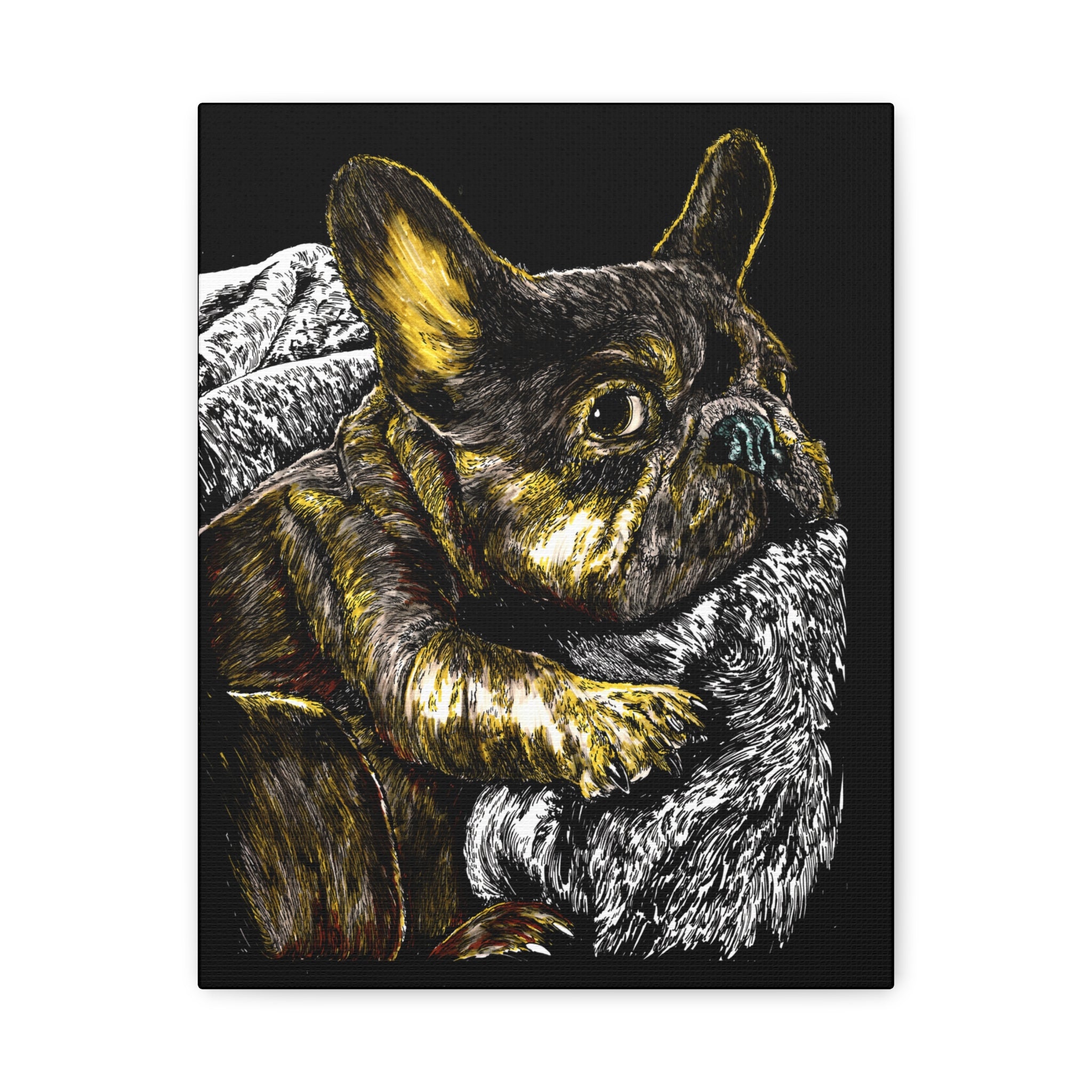 French Bulldog Canvas Wall Art Print of the Original,