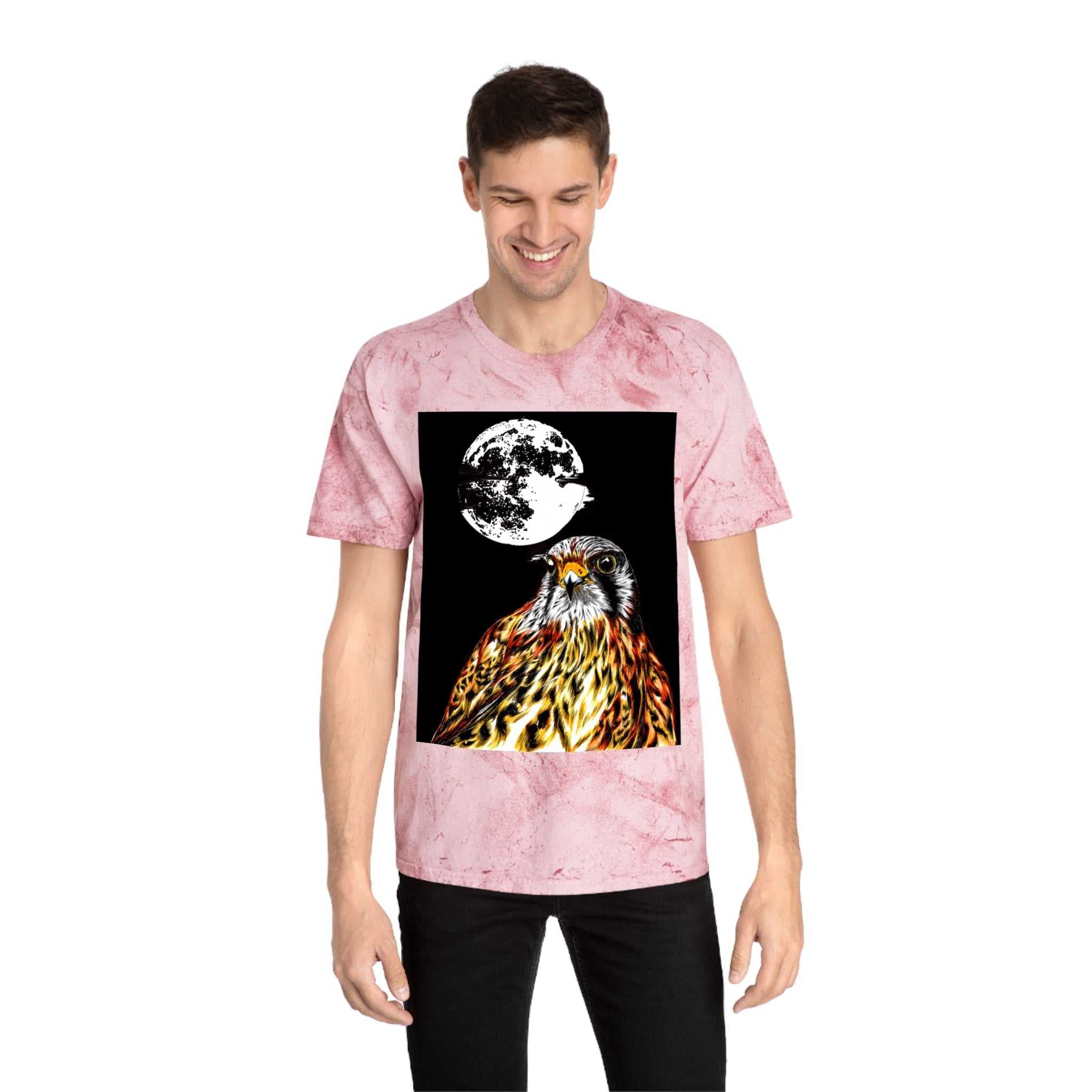 Unisex Color Blast Falcon T Shirt Bohemian Nature Vibe