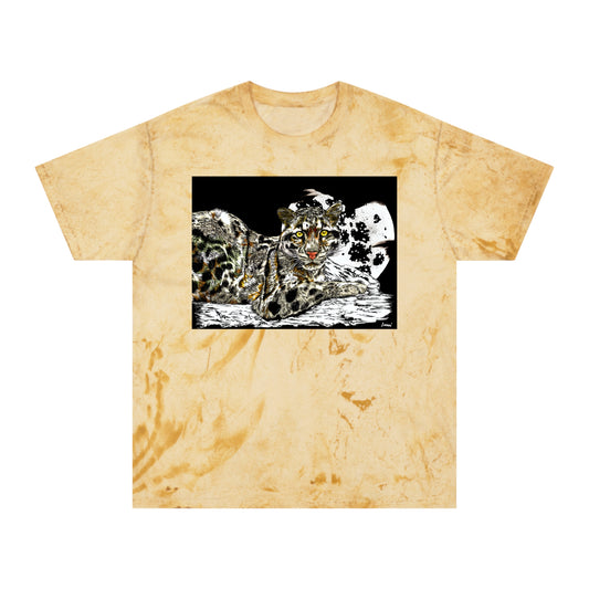 Leopard in the Moonlight T Shirt Original Hand Drawn Art
