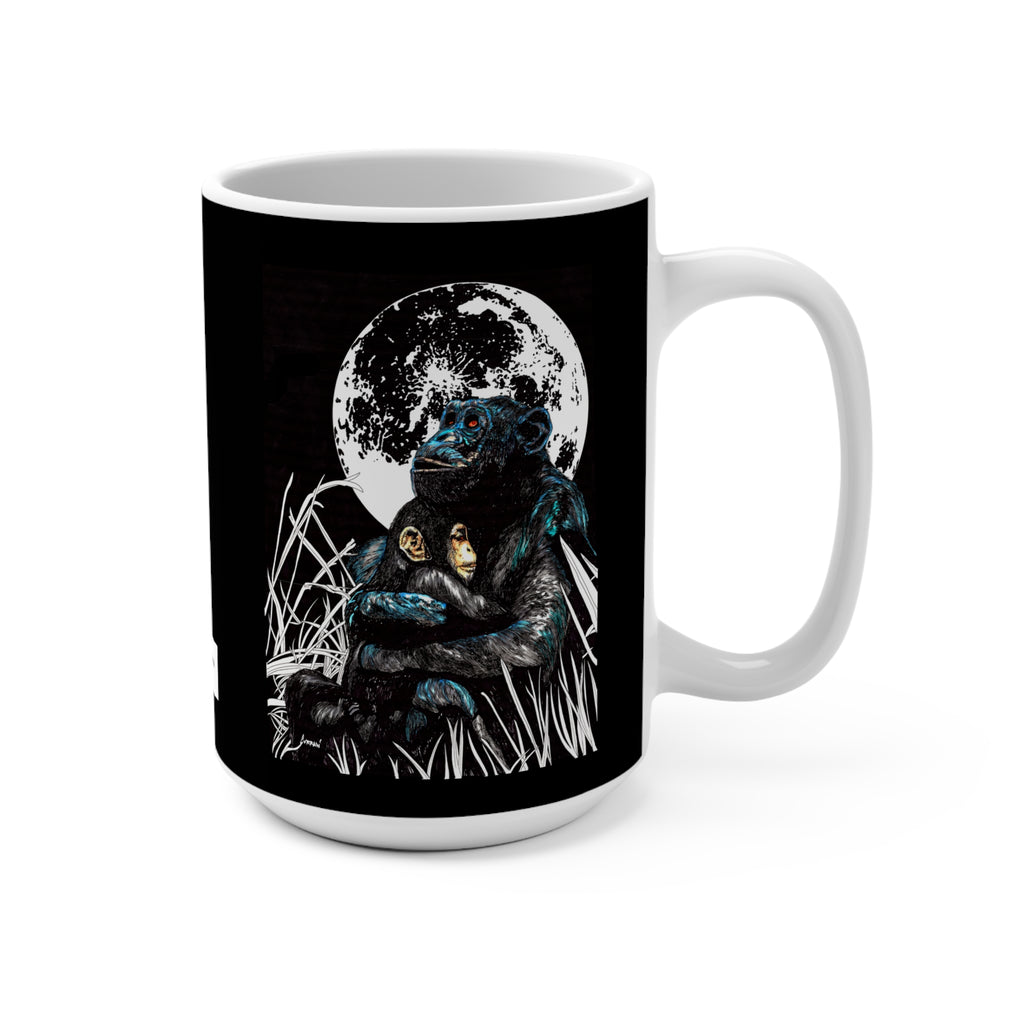 Gorilla and Child 15oz Mug - Perfect Gift for Animal Lovers