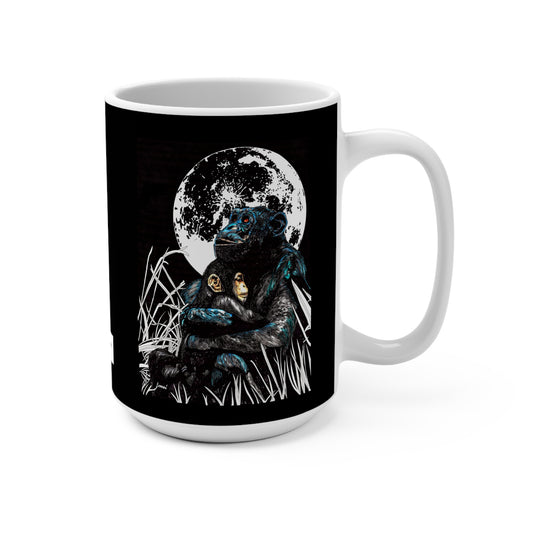 Gorilla and Child 15oz Mug - Perfect Gift for Animal Lovers
