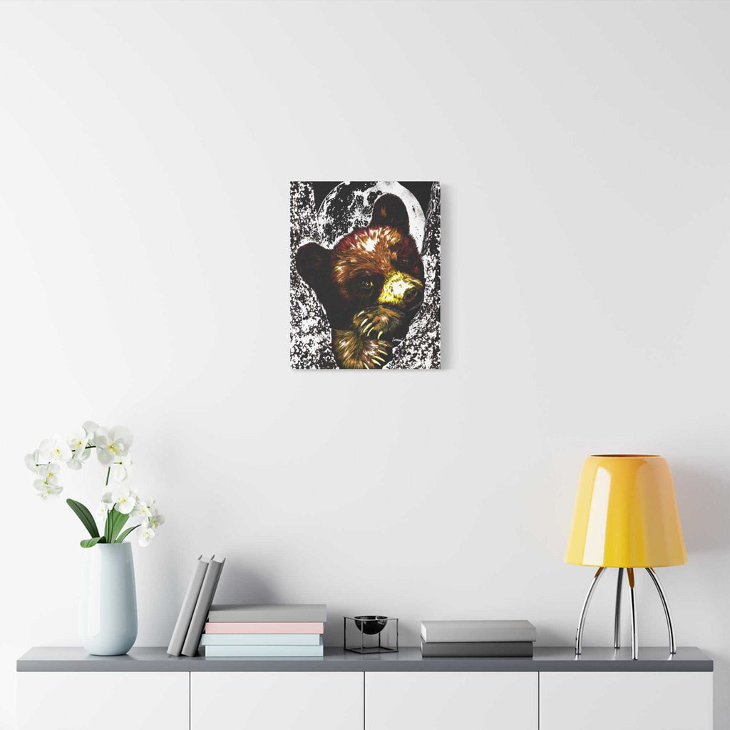 Brown Bear Cub Print of the Original, hand drawn wall art