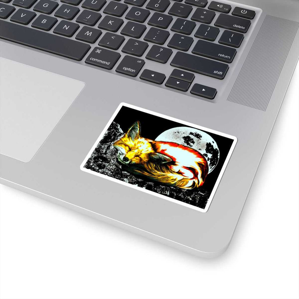 Discover the charm of Sleepy Fox Kiss-Cut Stickers - Artistic Wildlife Design for Nature Lovers. Add a touch of nature to your life with these unique stickers.