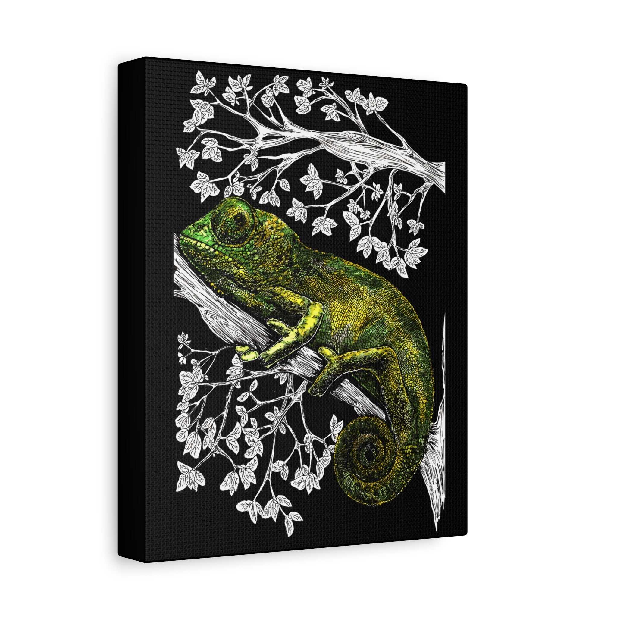 Chameleon in Tree Wall Art Print of the Original wall art