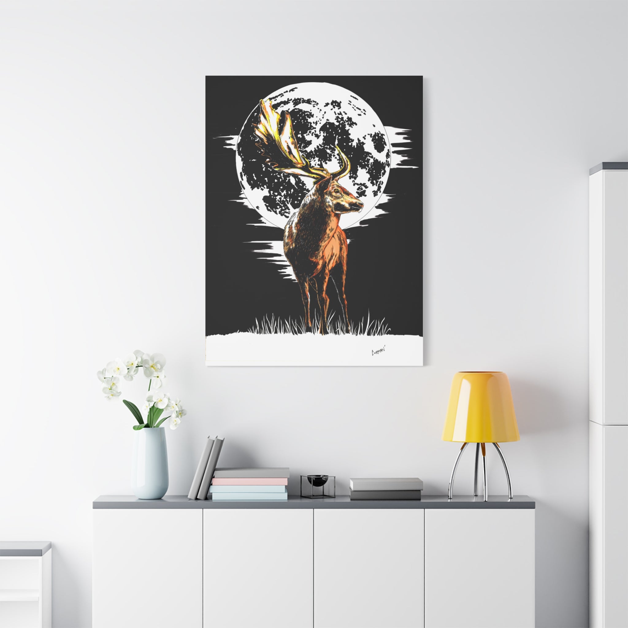 Deer Wall Art, Deer Print, Wildlife Art, Rustic Wall Decor
