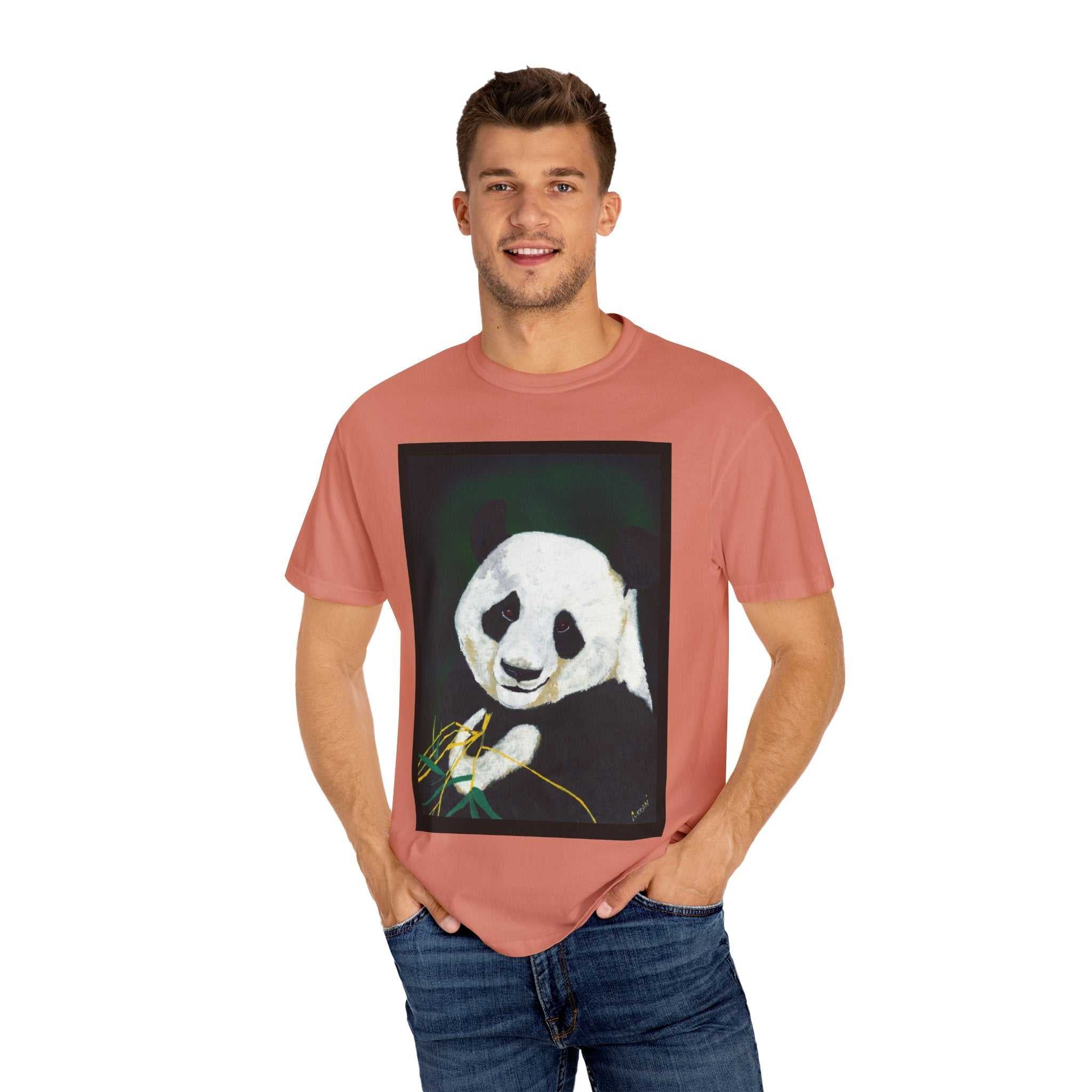 Giant Panda Love T-Shirt | Wildlife Art Tee