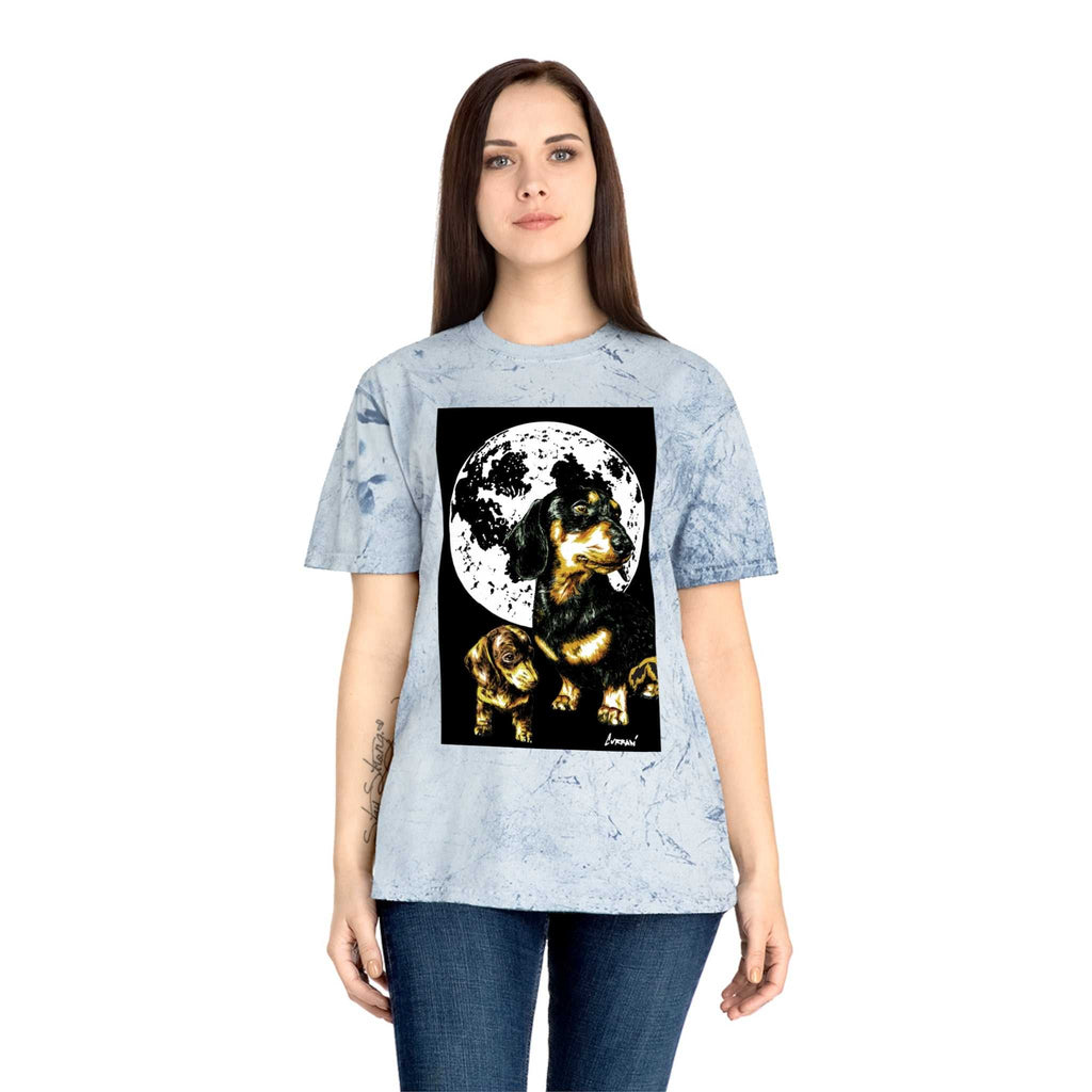 Puppy Color Blast Graphic T-Shirt - Unisex Pet Lover Tee