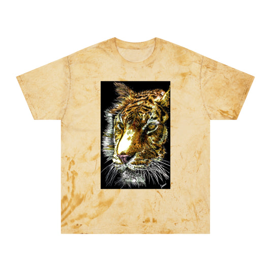 Unisex Color Blast Tiger T Shirt Bold Wildlife Art