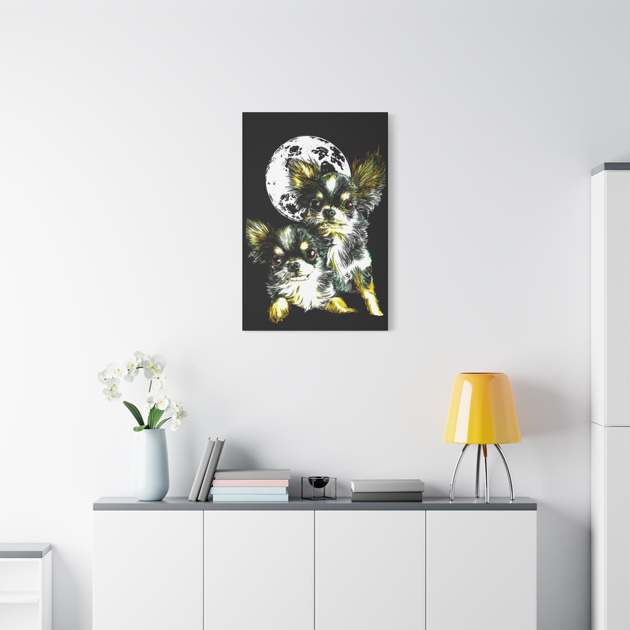 Chihuahuas Wall Art Print of the Original, hand drawn art