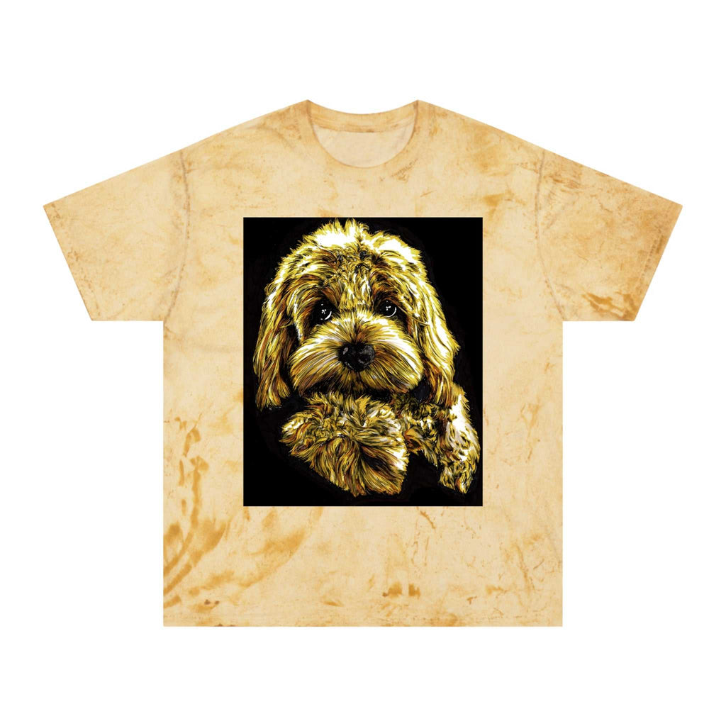 Get your hands on the adorable Puppy Color Blast Lover T-Shirt - Unisex Pet Portrait Tee today! Perfect for all dog lovers.