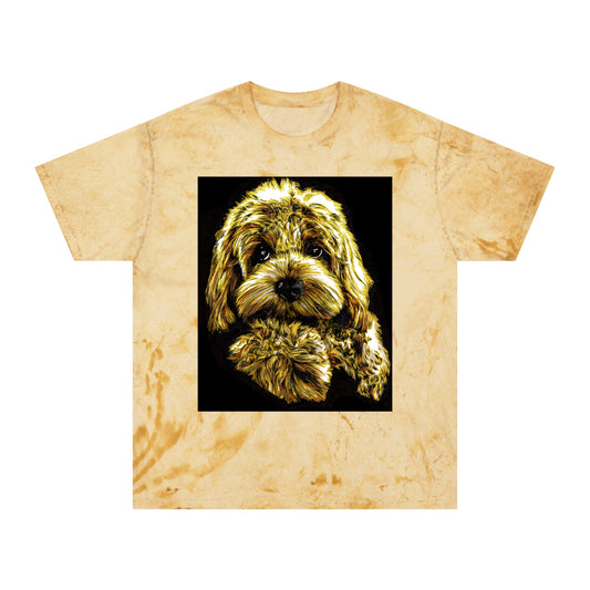 Puppy Color Blast Lover T-Shirt - Unisex Pet Portrait Tee
