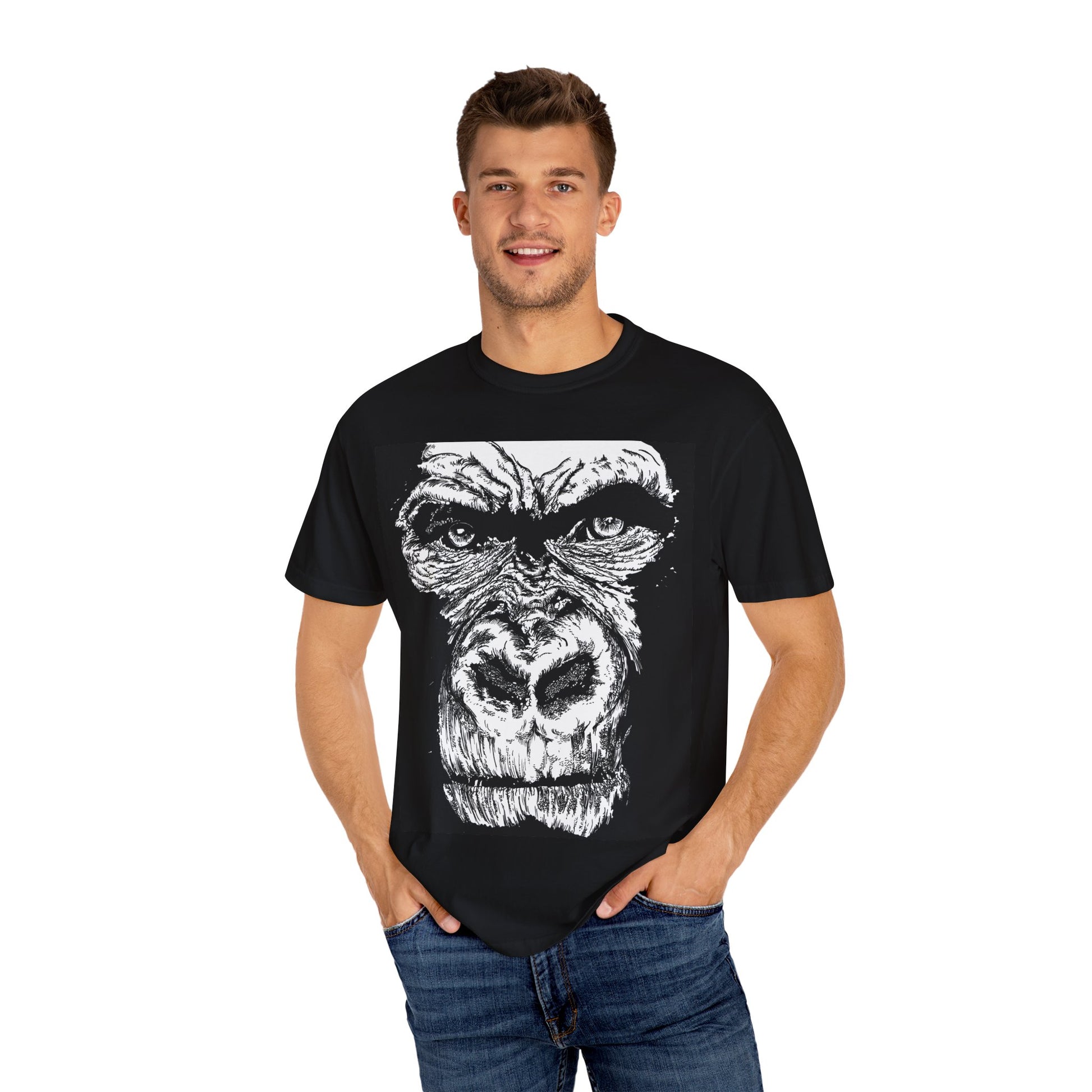 Gorilla Graphic T-Shirt - Unisex Animal Print Tee