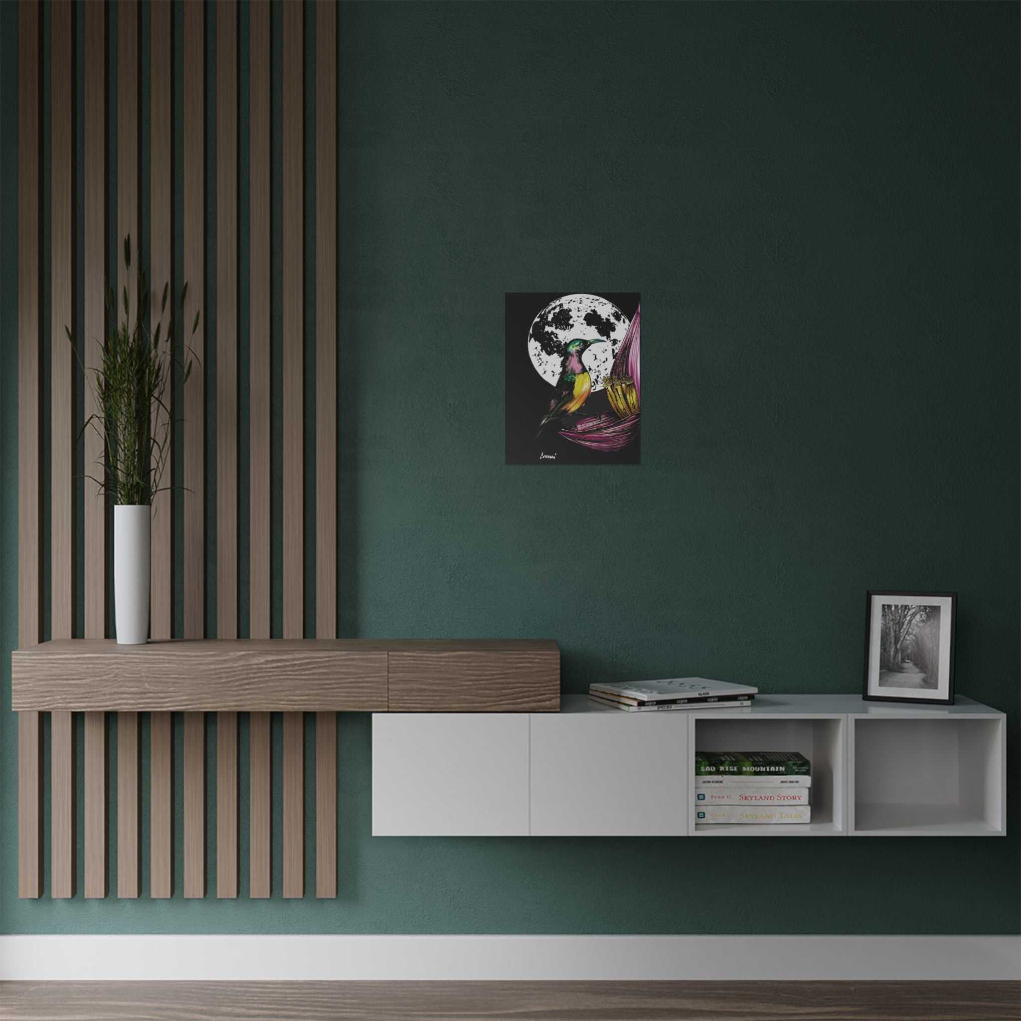 Discover the perfect addition to your nature-inspired decor with our Vibrant Bird Satin Poster - Art Print for Nature Lovers. Brighten up your space today!
