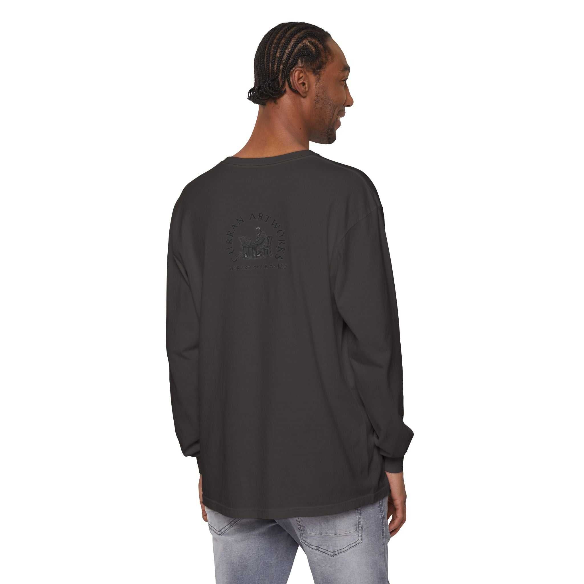 Moonlit Stag Long Sleeve T-Shirt - Unisex Nature Apparel